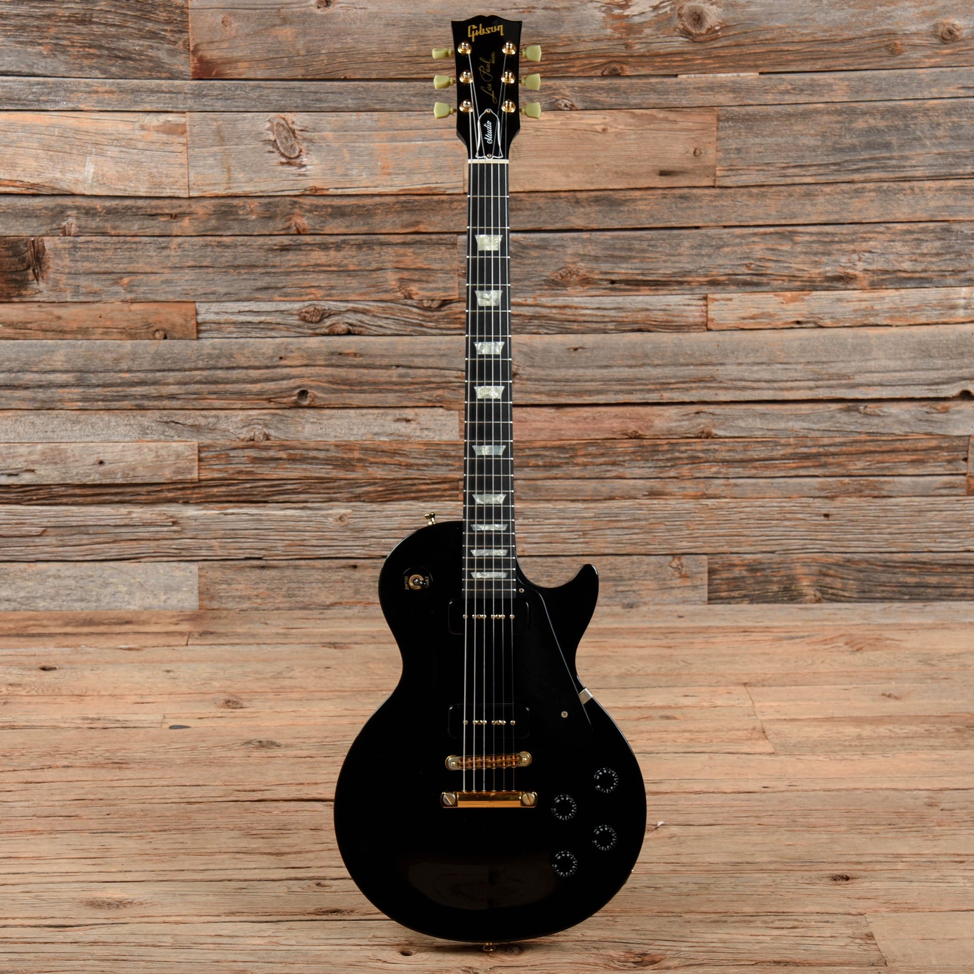 Gibson Les Paul Studio P-90 Black 1993 – Chicago Music Exchange