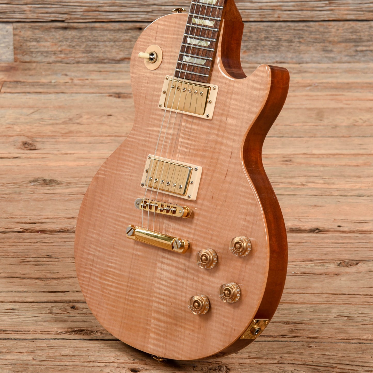 Gibson Les Paul Studio Premium Plus Natural 2007 Electric Guitars / Solid Body