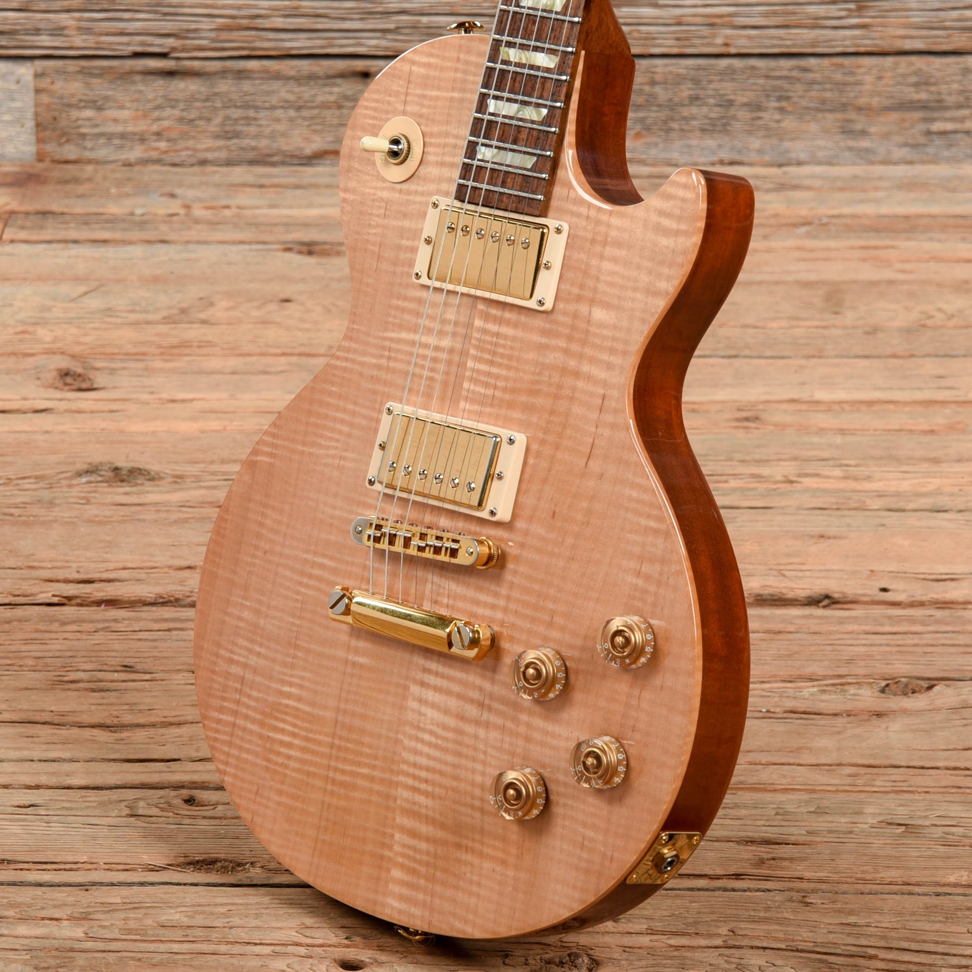 Gibson Les Paul Studio Premium Plus Natural 2007 Electric Guitars / Solid Body