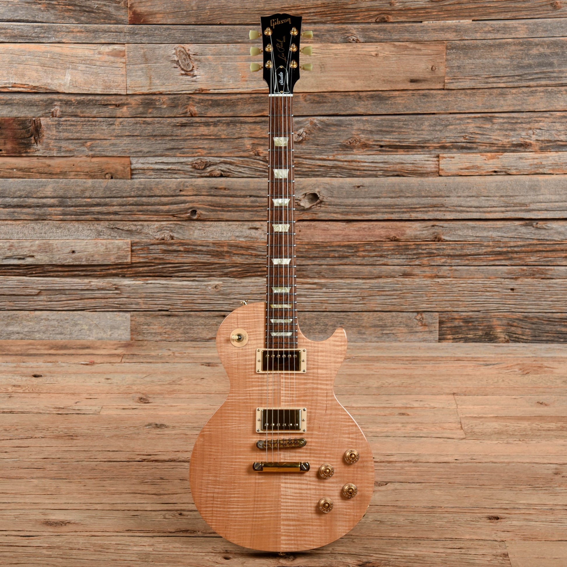 Gibson Les Paul Studio Premium Plus Natural 2007 Electric Guitars / Solid Body