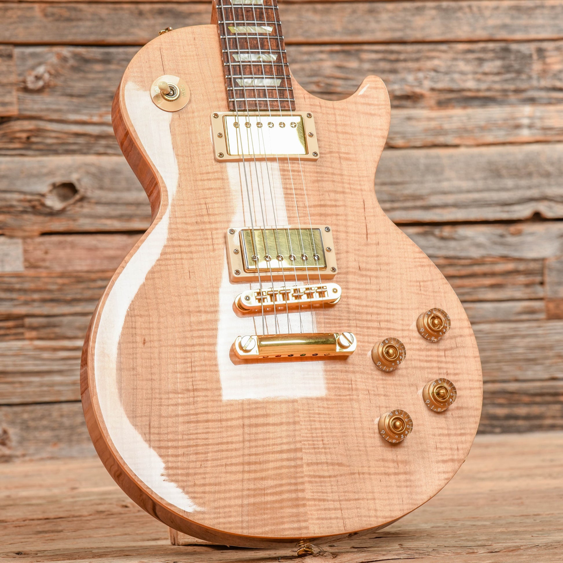 Gibson Les Paul Studio Premium Plus Natural 2007 Electric Guitars / Solid Body