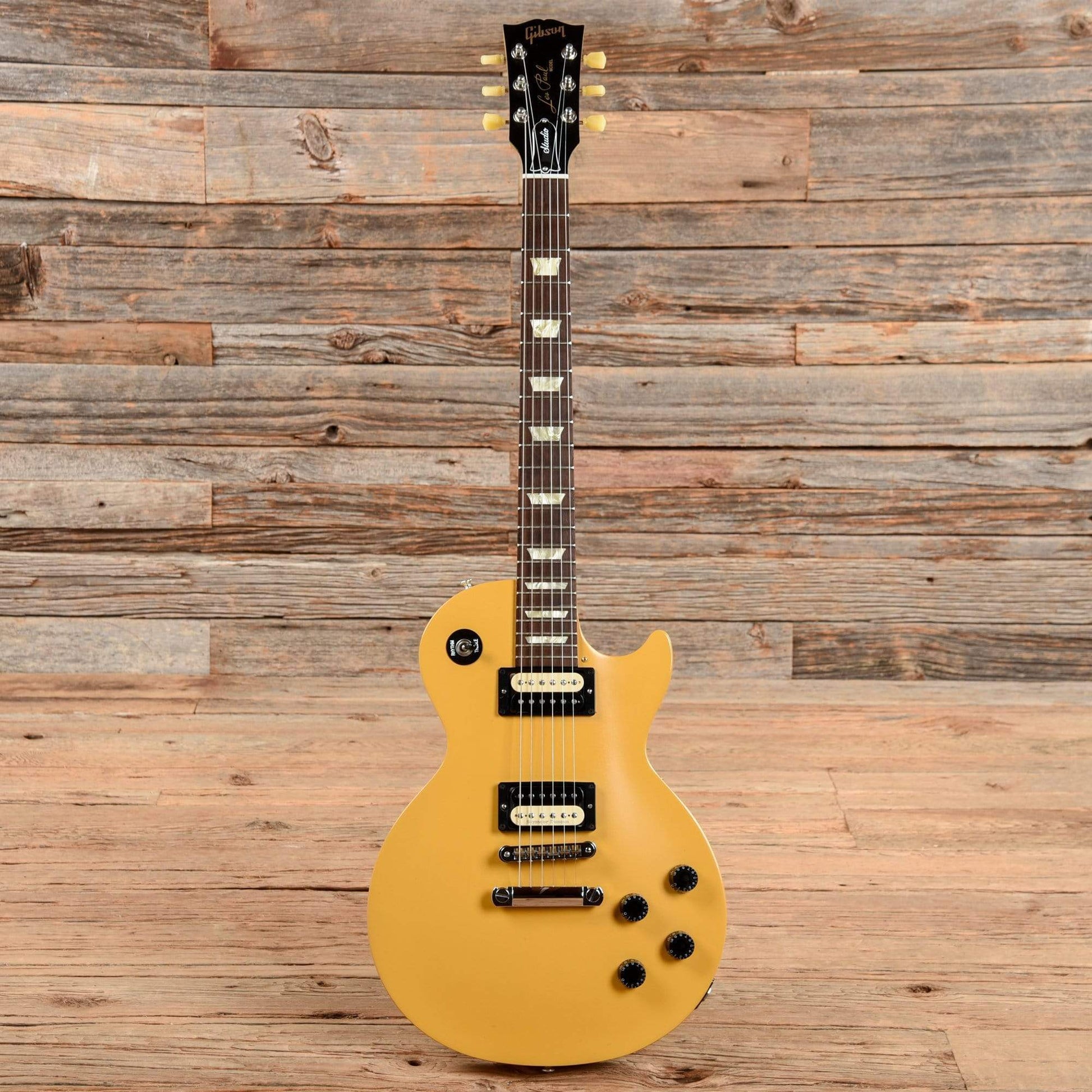Gibson Les Paul Studio Satin Yellow 2012 Electric Guitars / Solid Body