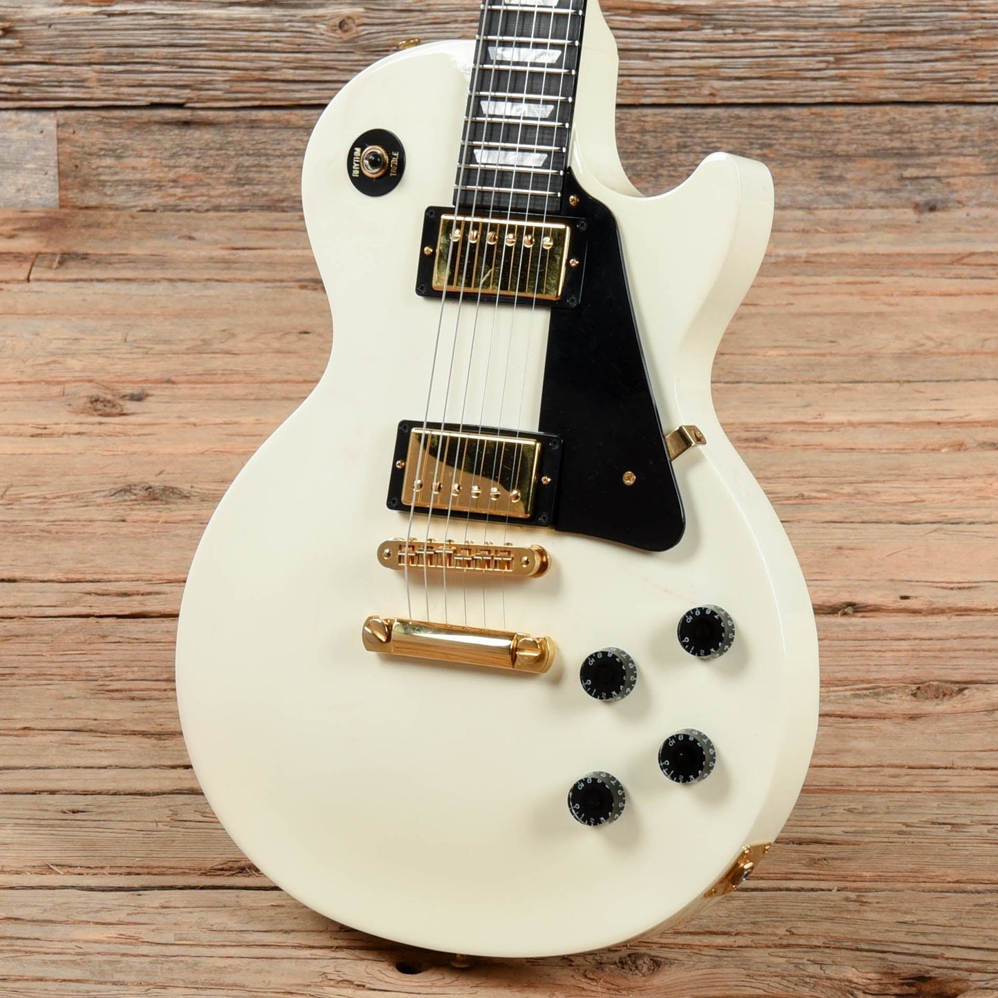 Gibson Les Paul Studio White 2008 Electric Guitars / Solid Body
