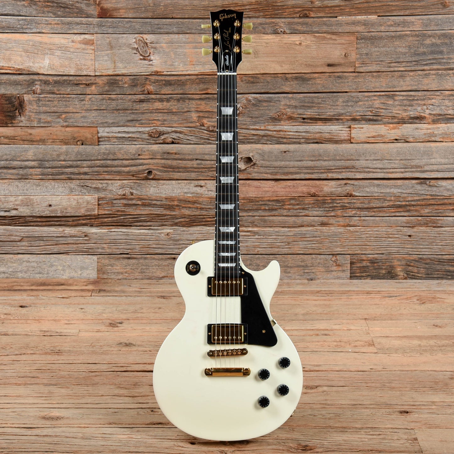 Gibson Les Paul Studio White 2008 Electric Guitars / Solid Body