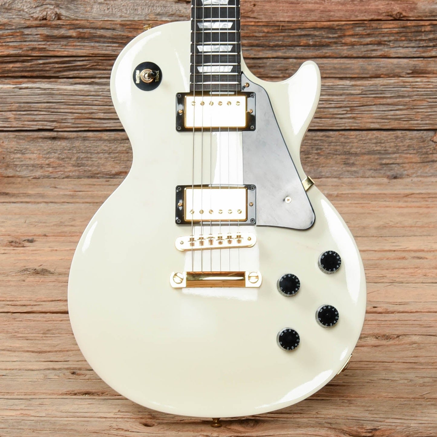 Gibson Les Paul Studio White 2008 Electric Guitars / Solid Body