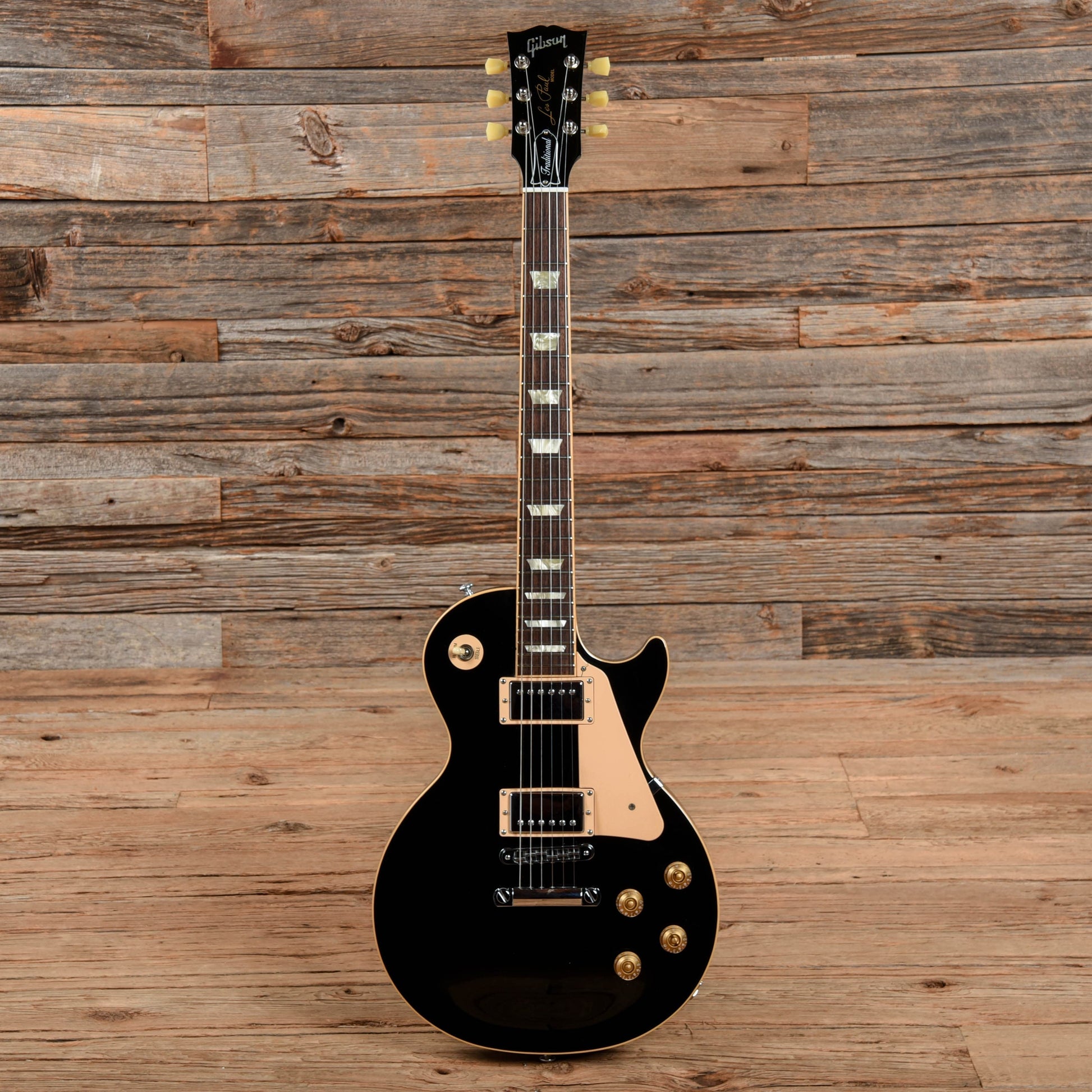 Gibson Les Paul Traditional Ebony 2009 Electric Guitars / Solid Body