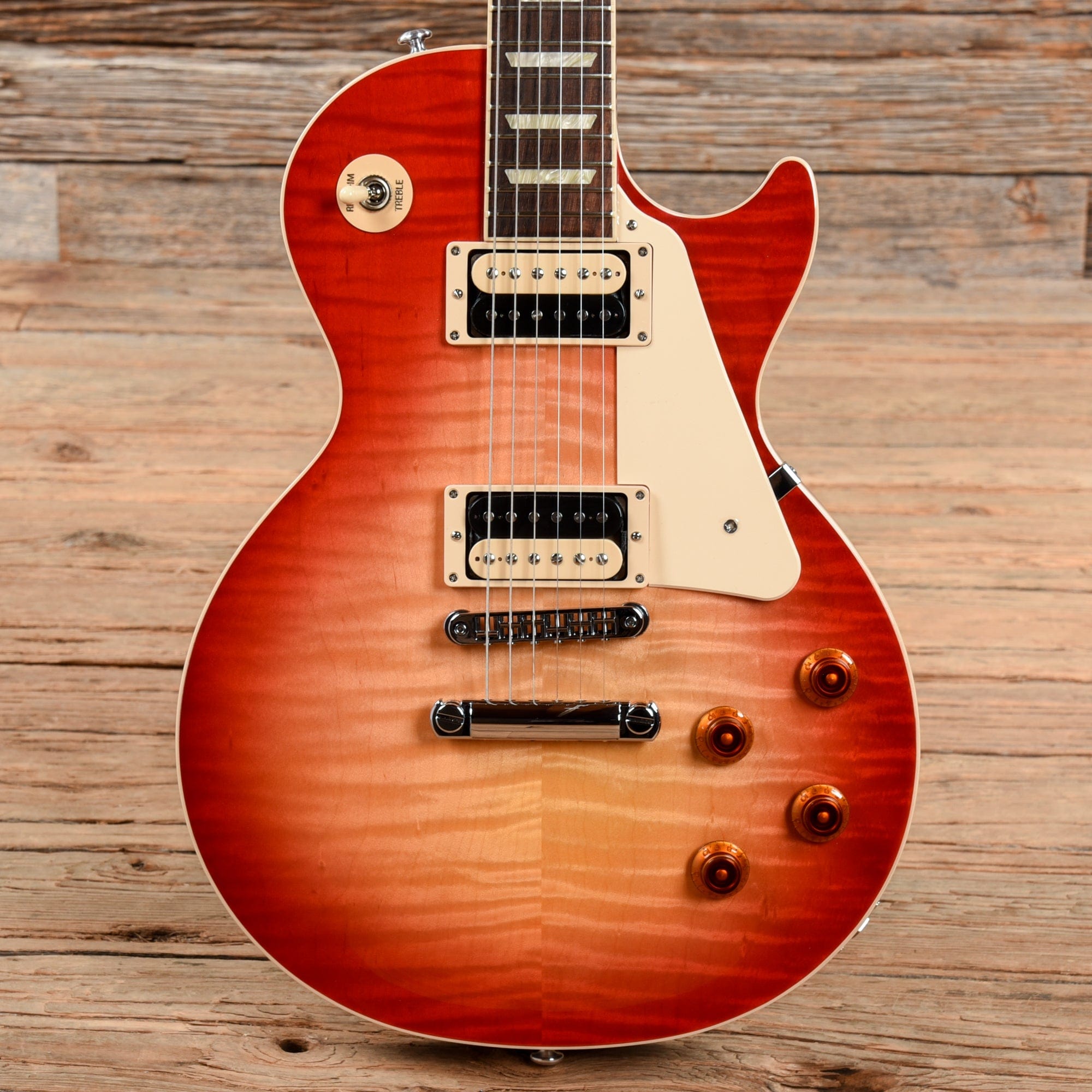 Gibson Les Paul Traditional Pro V Washed Cherry Sunburst 2021 