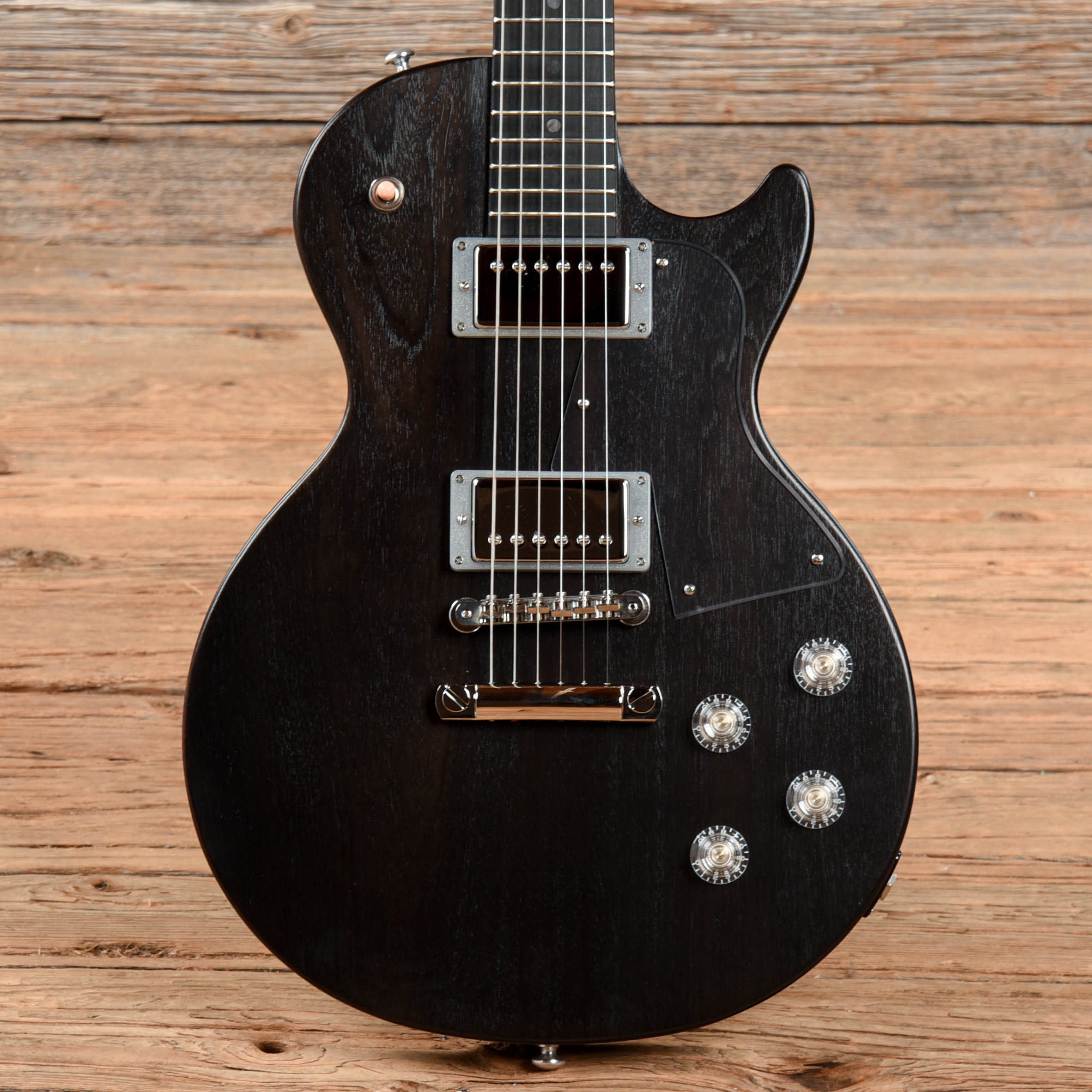 Gibson Les Paul Tribute Raven Mod Black 2021 – Chicago Music Exchange