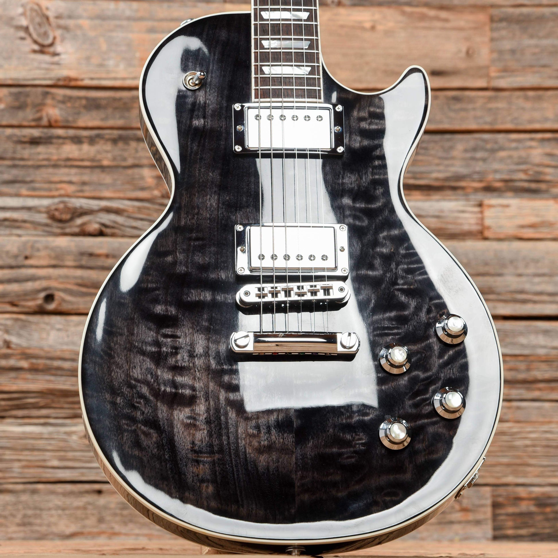 Gibson Limited Edition Les Paul Premium Quilt Translucent Ebony Burst 2017 Electric Guitars / Solid Body