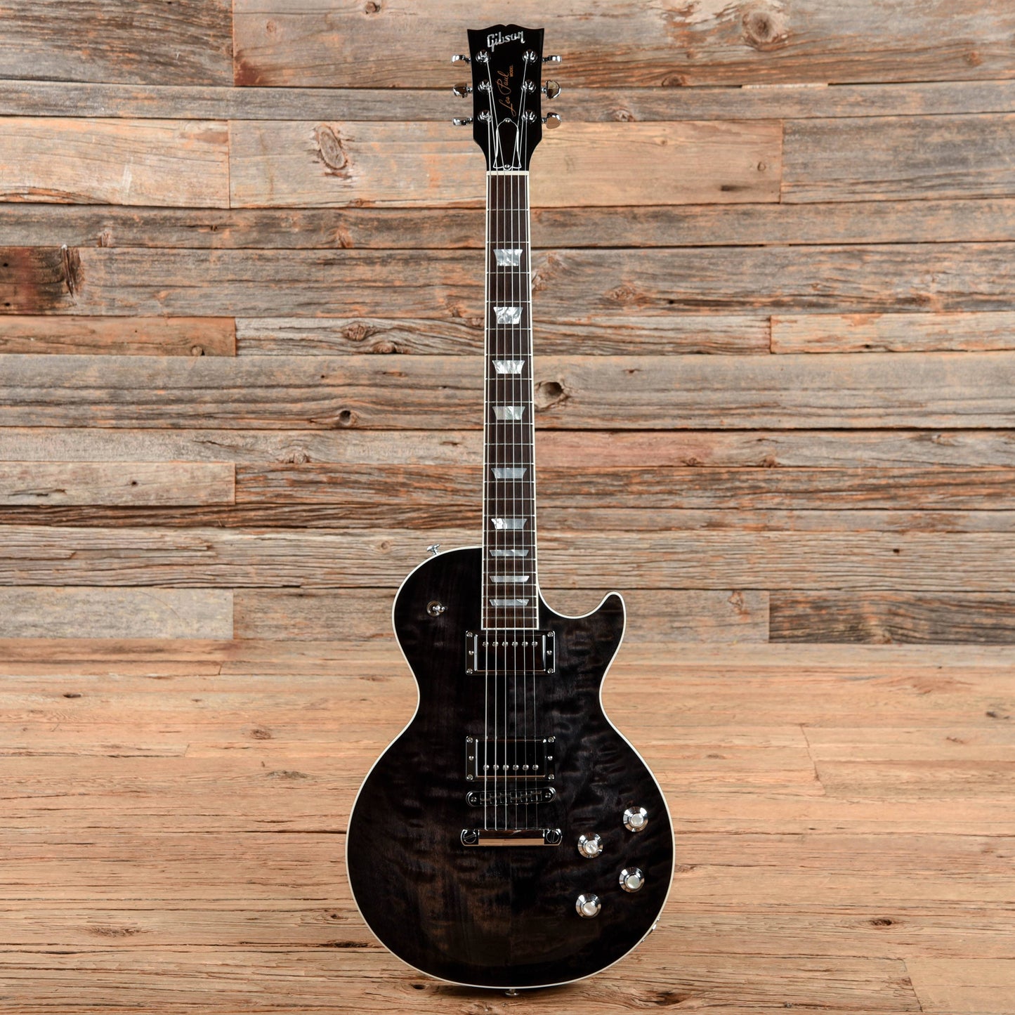 Gibson Limited Edition Les Paul Premium Quilt Translucent Ebony Burst 2017 Electric Guitars / Solid Body