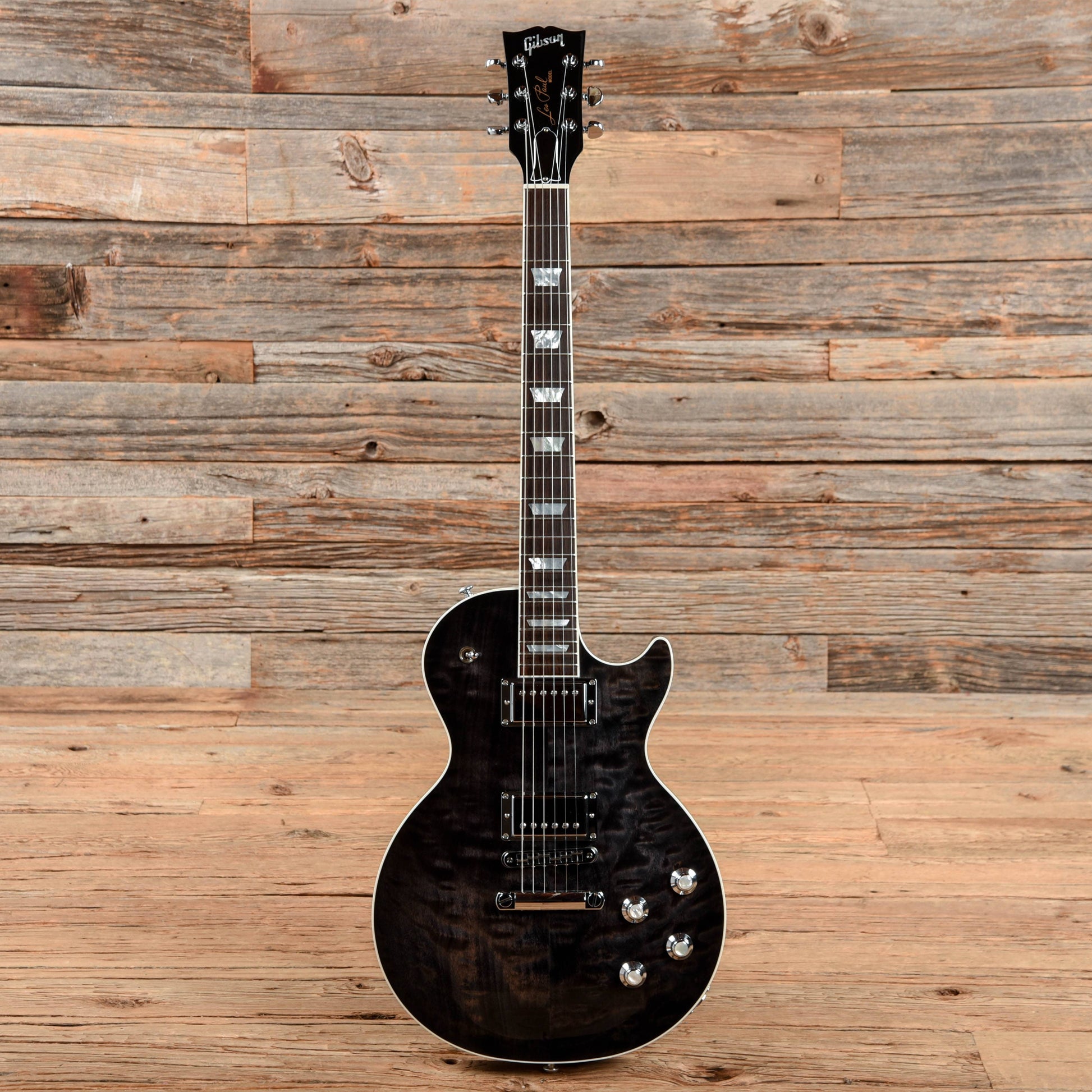 Gibson Limited Edition Les Paul Premium Quilt Translucent Ebony Burst 2017 Electric Guitars / Solid Body