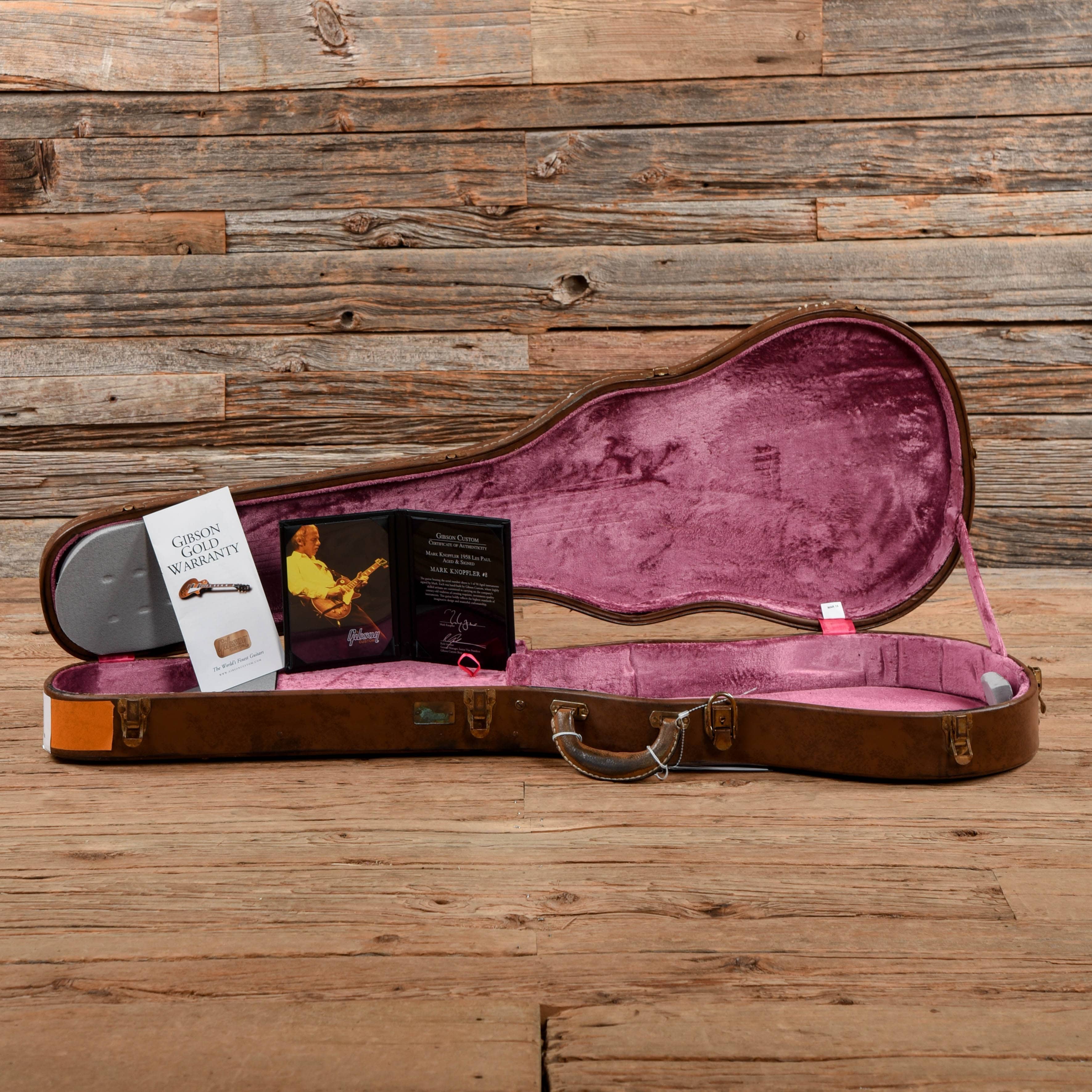 Gibson Mark Knopfler '58 Les Paul Standard #8 (Signed, Aged) Sunburst 2016 Electric Guitars / Solid Body