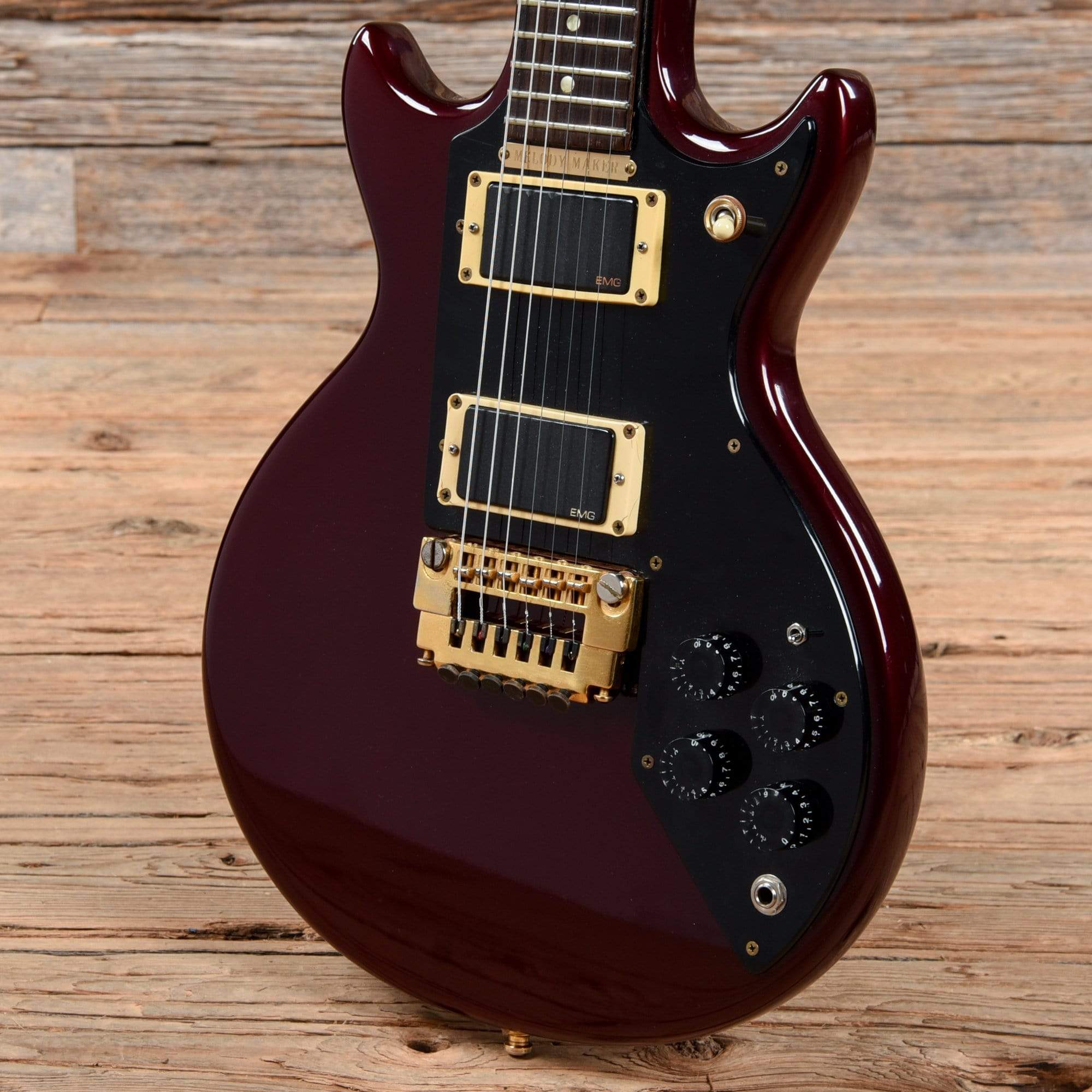 Gibson Melody Maker w/gold hardware Wine Red 1960s Electric Guitars / Solid Body