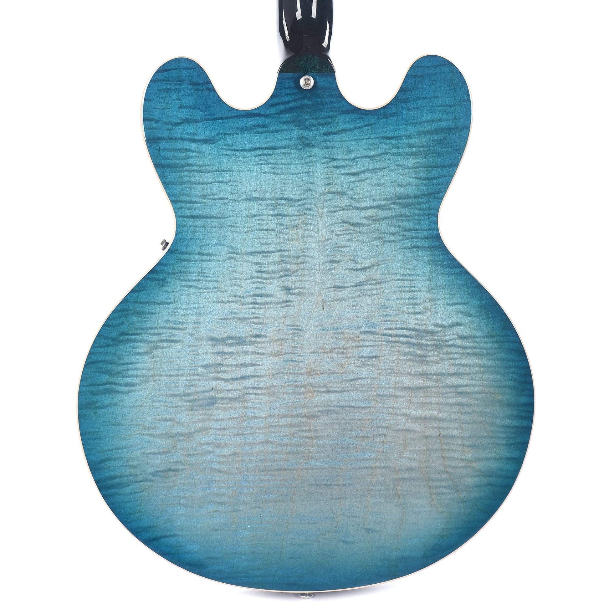 Gibson Memphis 2019 Limited ES-335 Figured Glacier Blue Electric Guitars / Solid Body