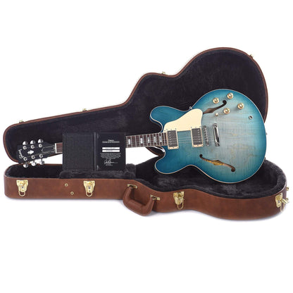 Gibson Memphis 2019 Limited ES-335 Figured Glacier Blue Electric Guitars / Solid Body