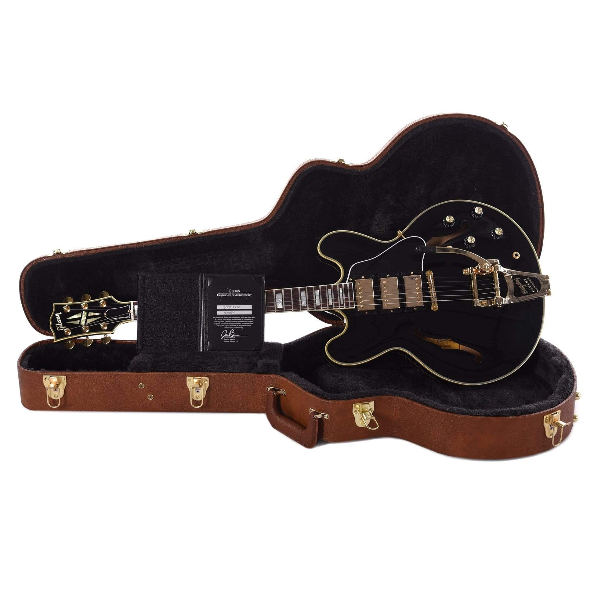 Gibson Memphis 2019 Limited ES-355 Black Beauty w/Bigsby Electric Guitars / Solid Body