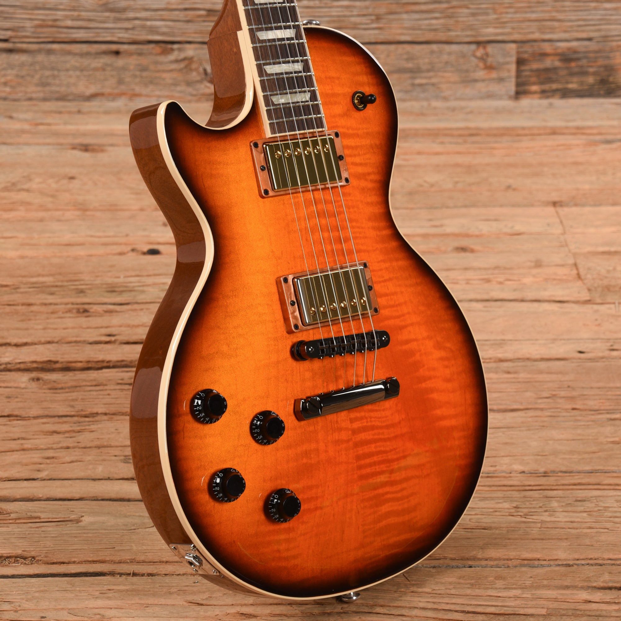 Gibson Mod Shop Les Paul Standard Orange Sparkle Burst 2022 LEFTY Electric Guitars / Solid Body