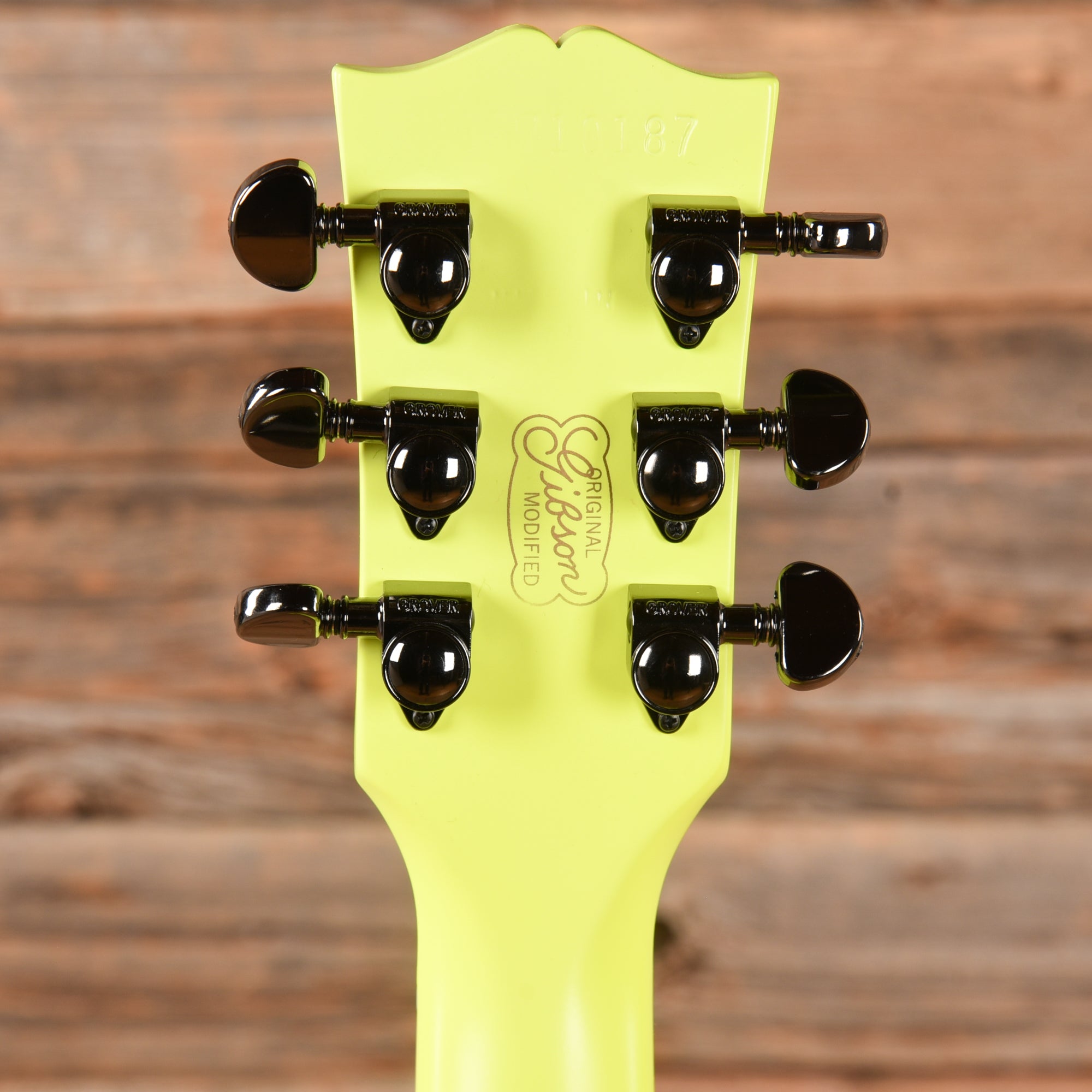 Gibson Mod Shop SG Standard Uranium Yellow 2021 LEFTY Electric Guitars / Solid Body