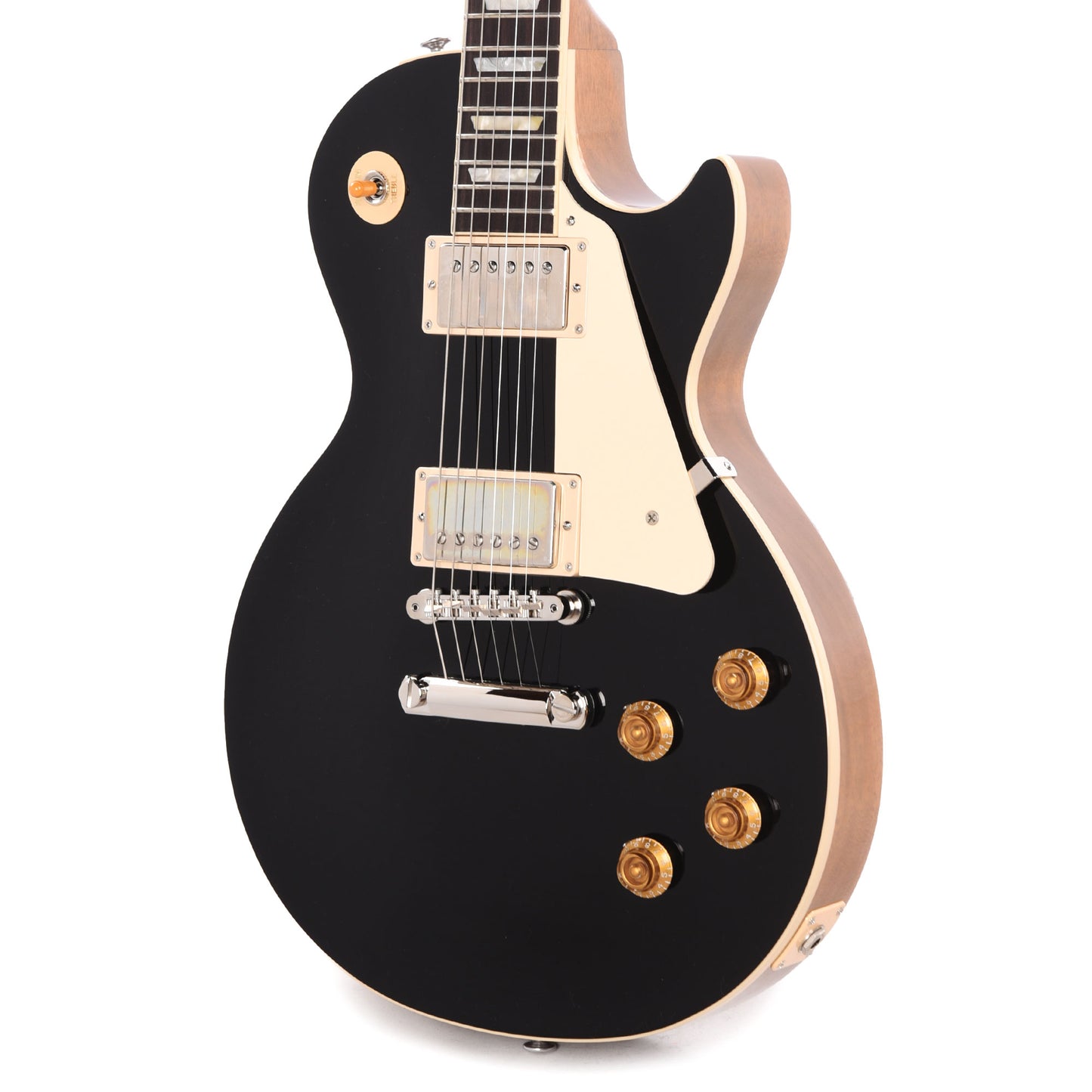 Gibson Original Les Paul Standard '50s Plain Top Ebony Top Electric Guitars / Solid Body