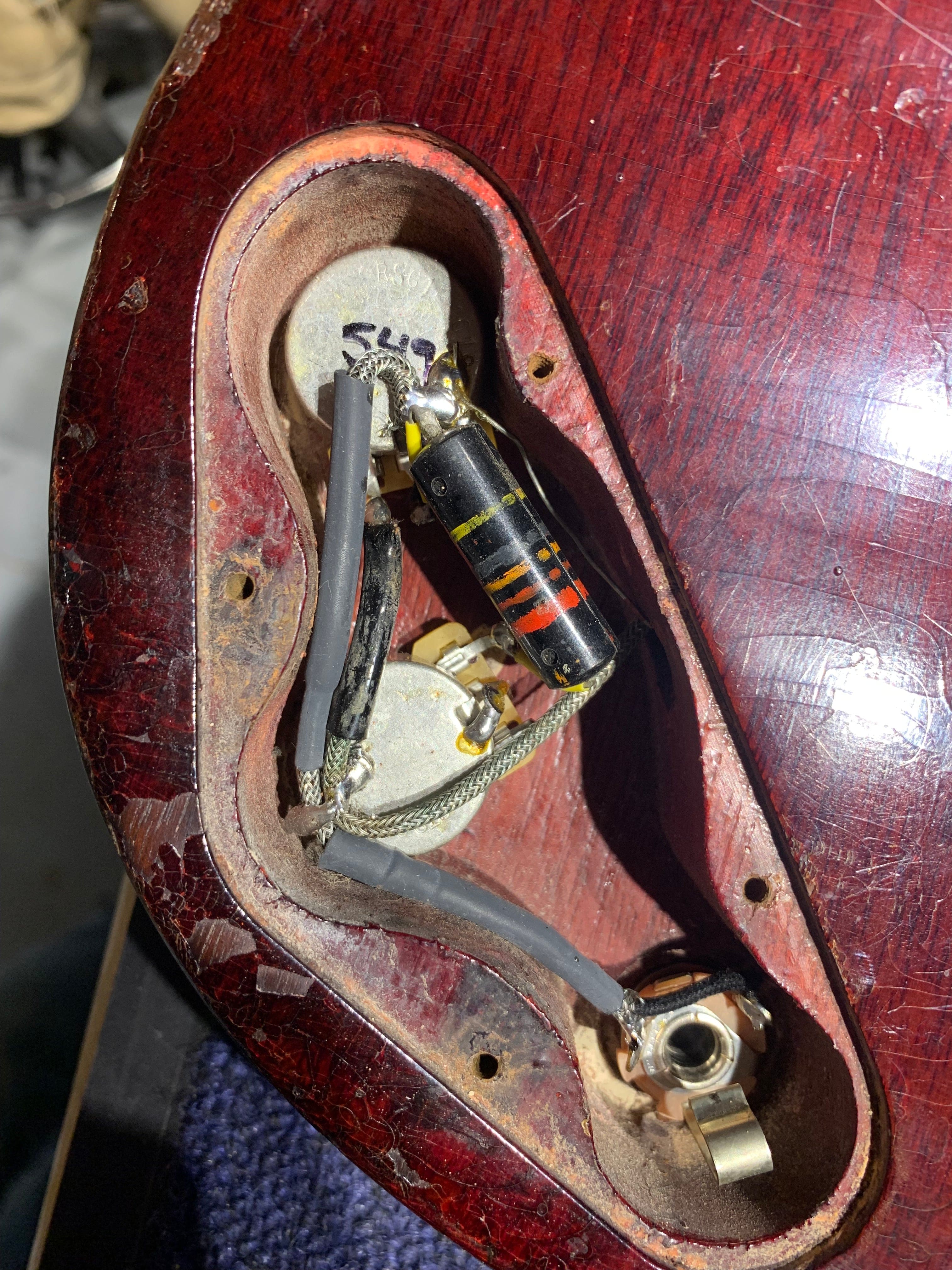 Gibson SG Junior Cherry 1964 Electric Guitars / Solid Body