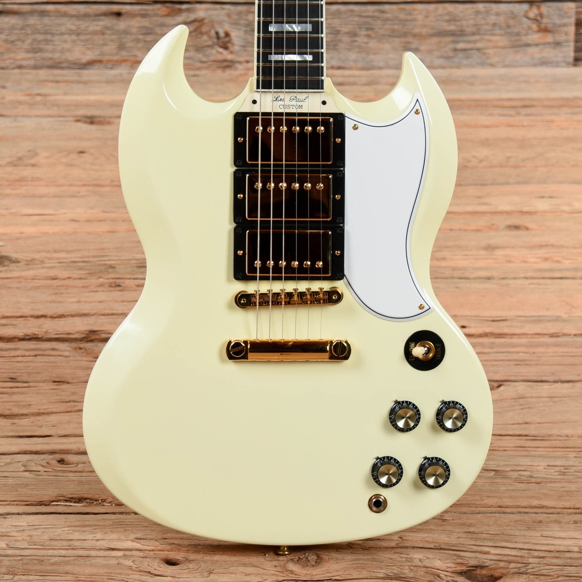 Gibson SG Les Paul Custom Polaris White 2015 Electric Guitars / Solid Body
