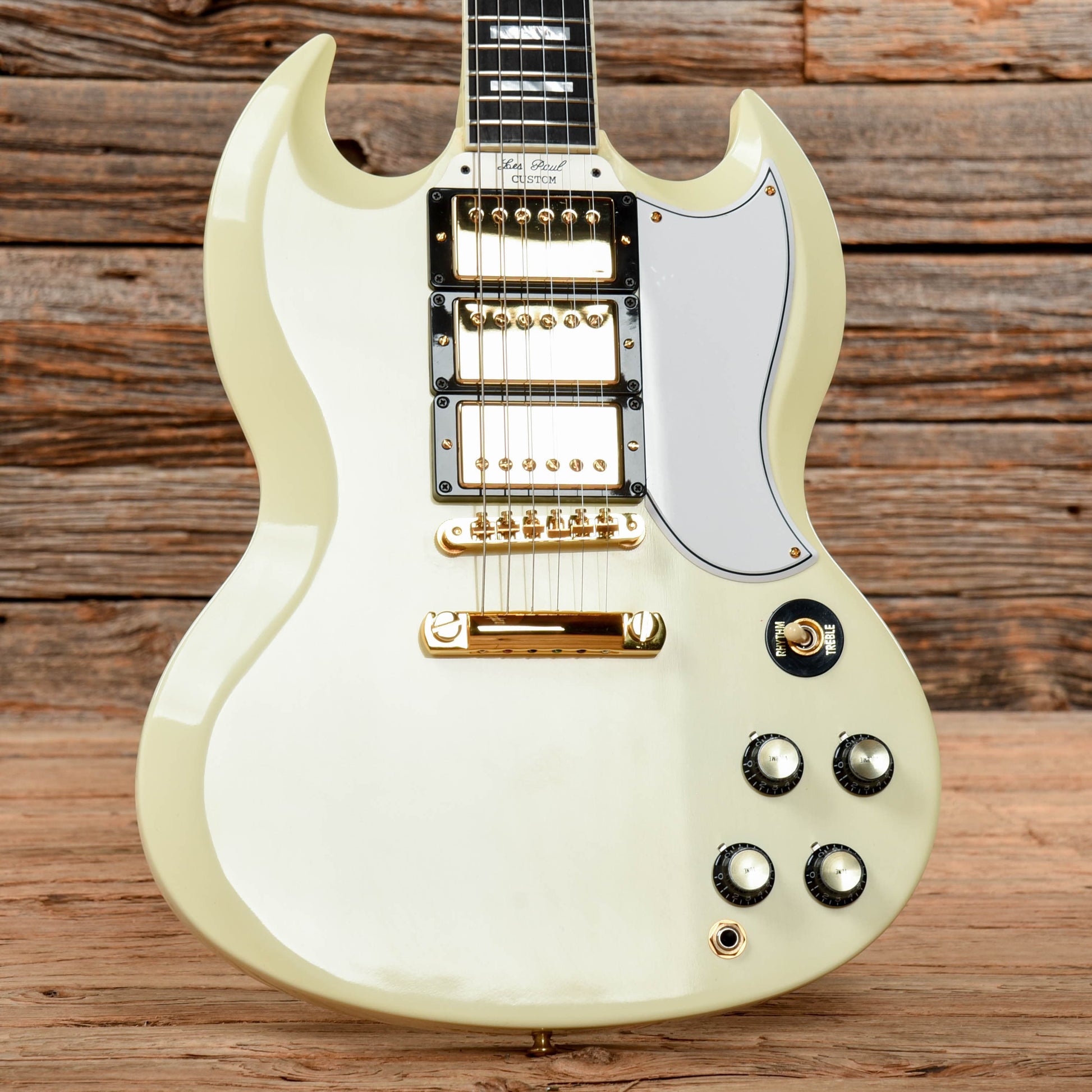 Gibson SG Les Paul Custom Polaris White 2015 Electric Guitars / Solid Body