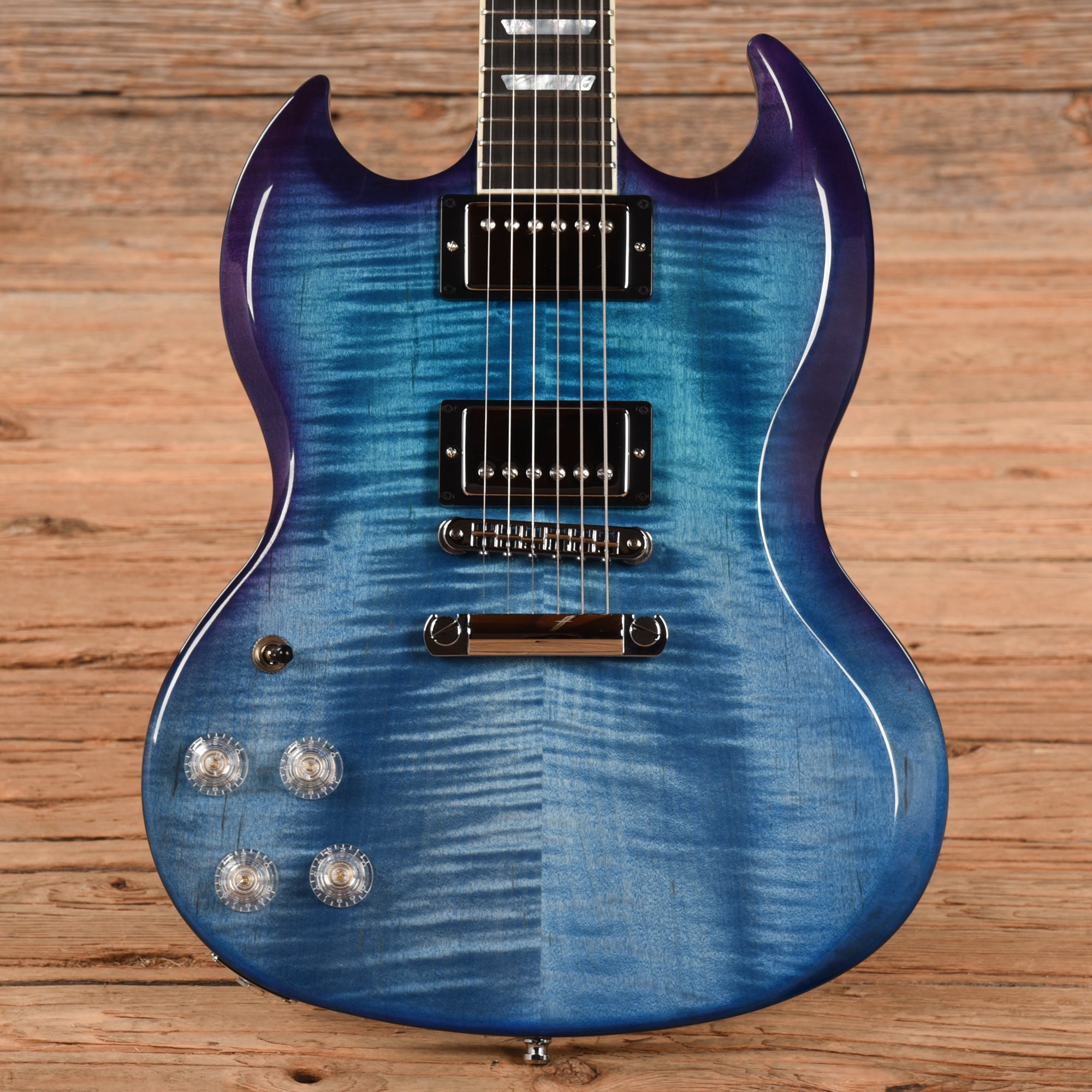 Gibson SG Modern Blueberry Fade 2022 LEFTY Electric Guitars / Solid Body