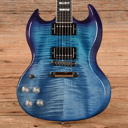 Gibson SG Modern Blueberry Fade 2022 LEFTY Electric Guitars / Solid Body