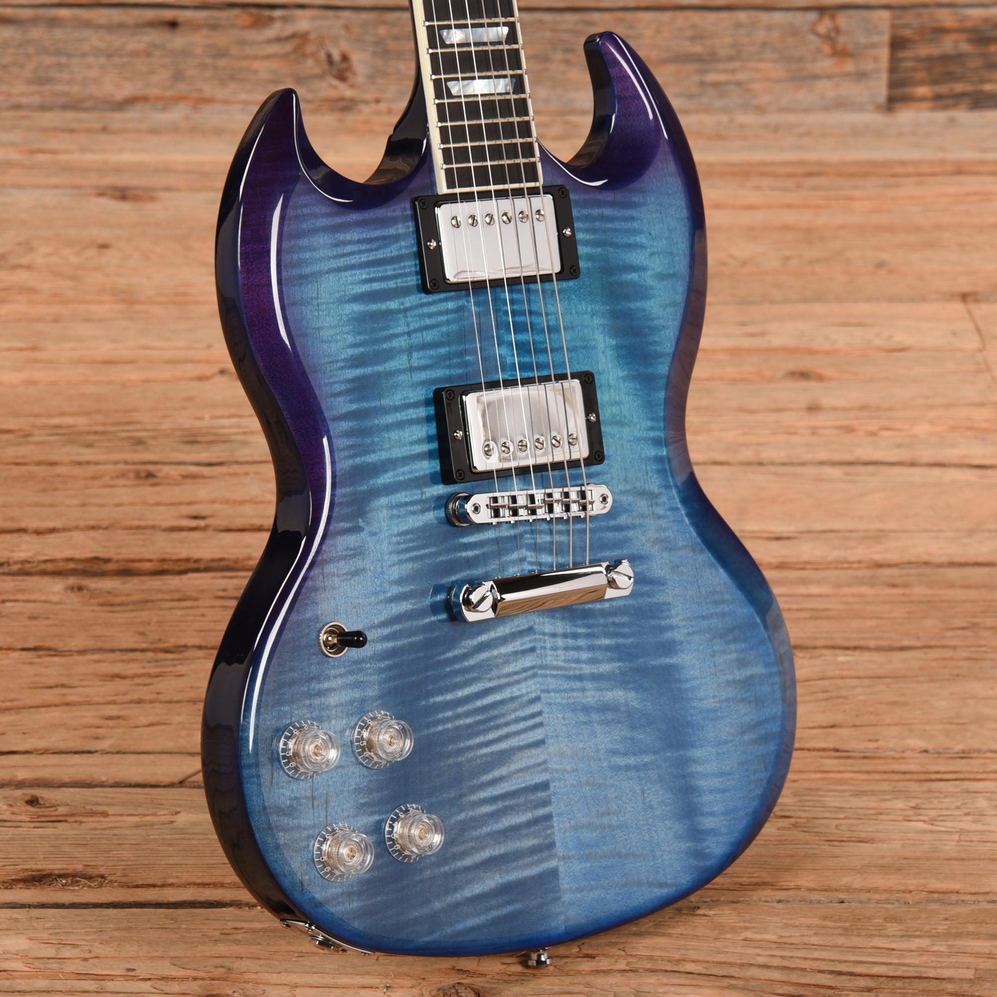 Gibson SG Modern Blueberry Fade 2022 LEFTY Electric Guitars / Solid Body