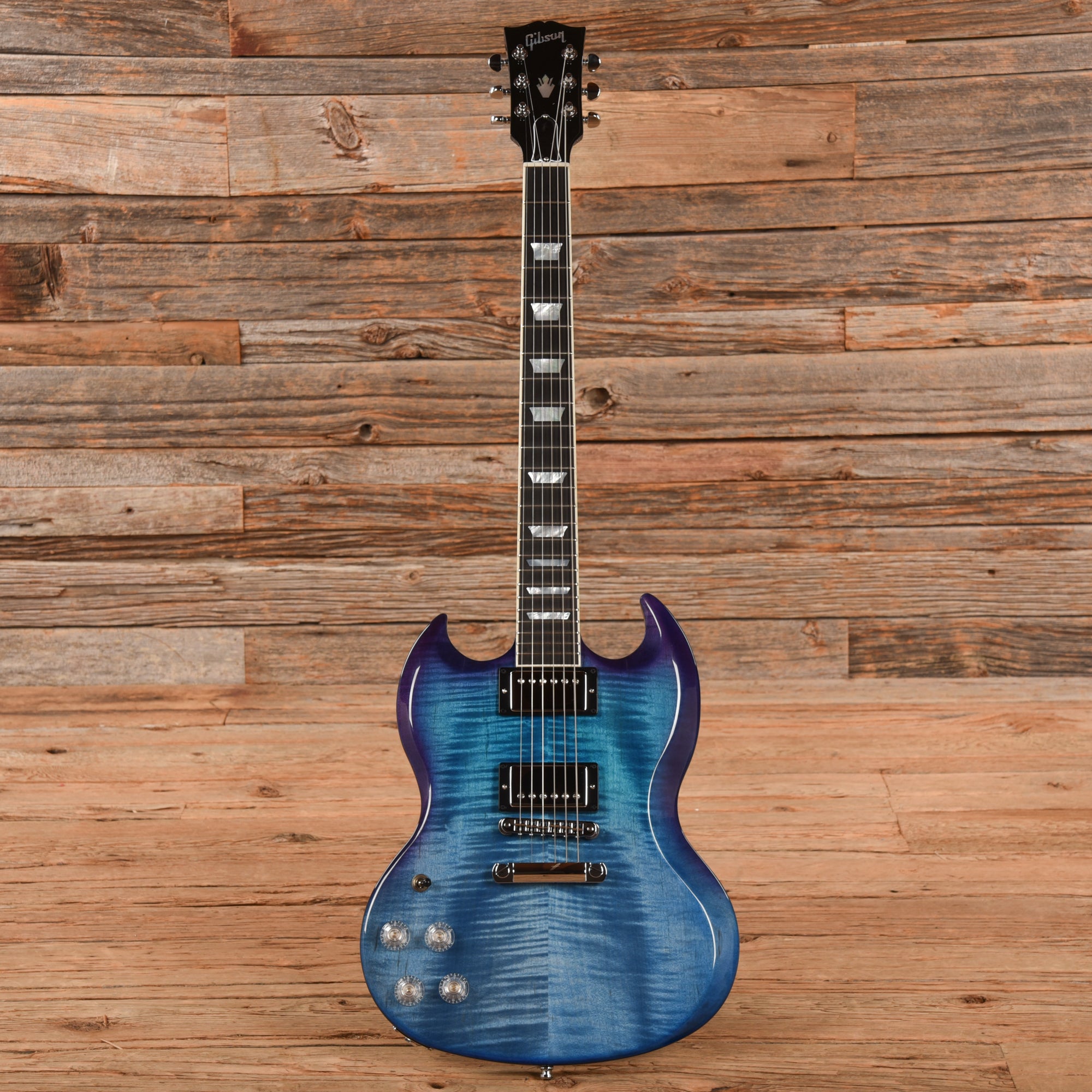 Gibson SG Modern Blueberry Fade 2022 LEFTY Electric Guitars / Solid Body