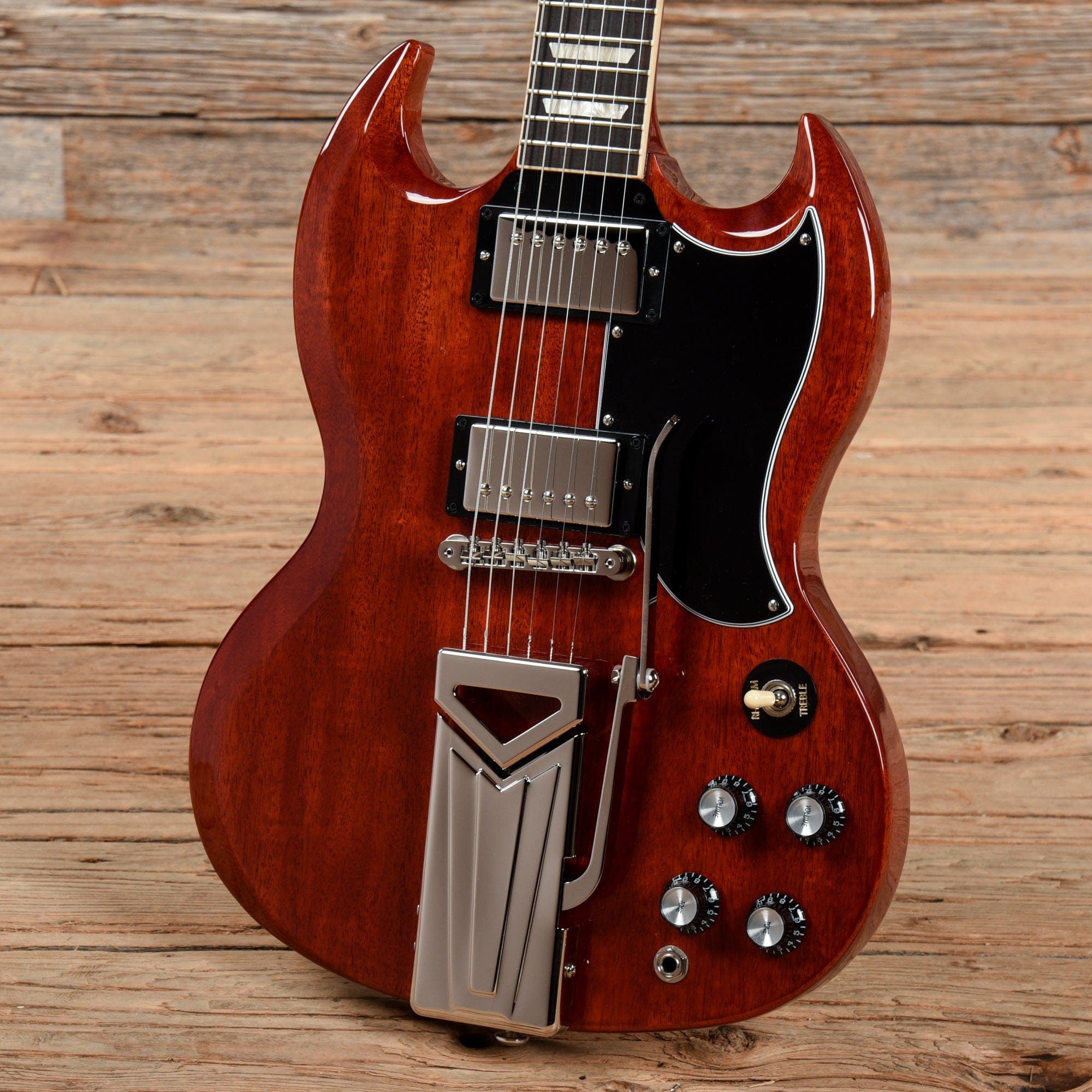 Gibson SG Standard '61 With Sideways Vibrola Cherry 2021 Electric Guitars / Solid Body
