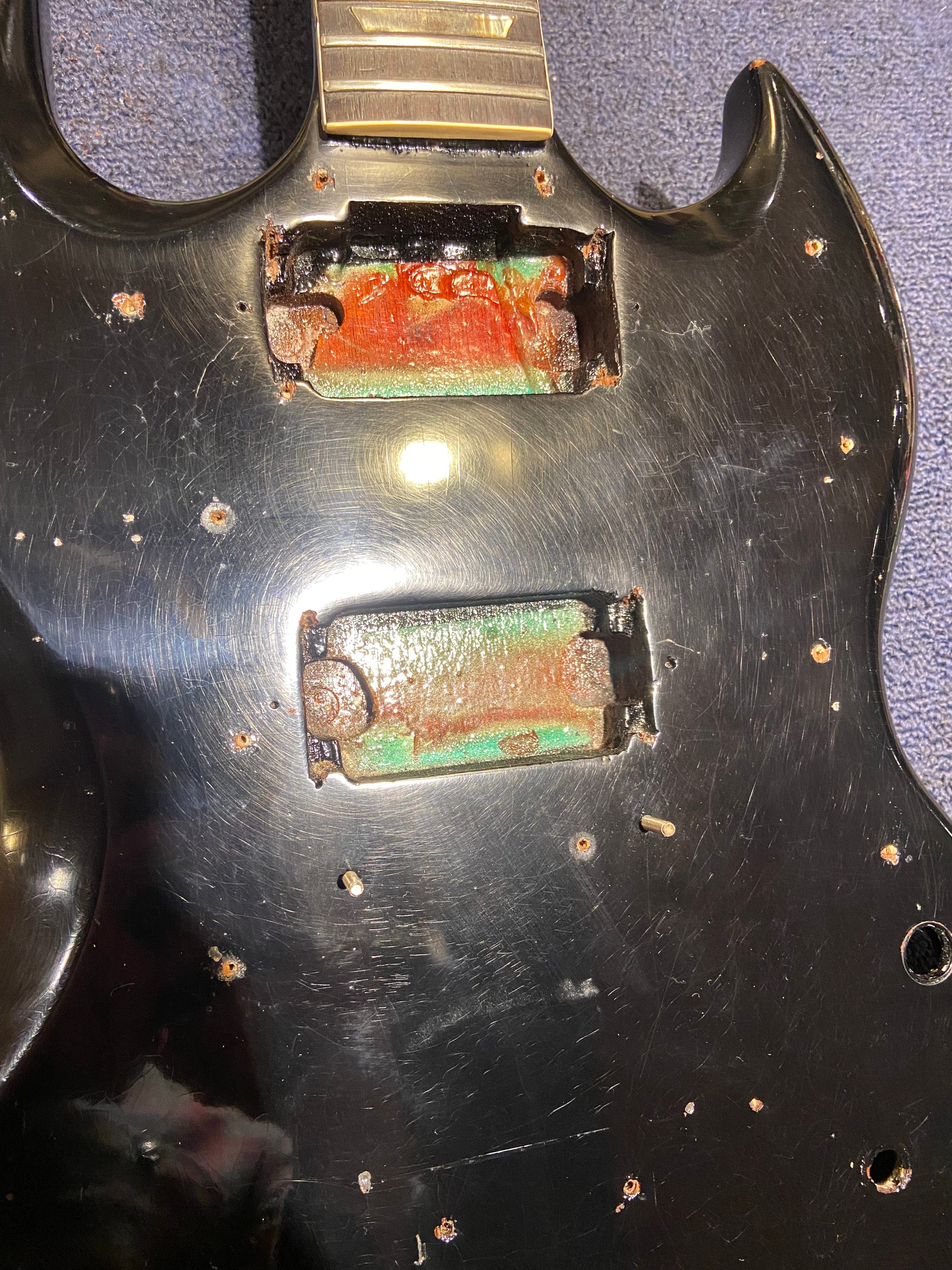 Gibson SG Standard Black Refin 1968 Electric Guitars / Solid Body