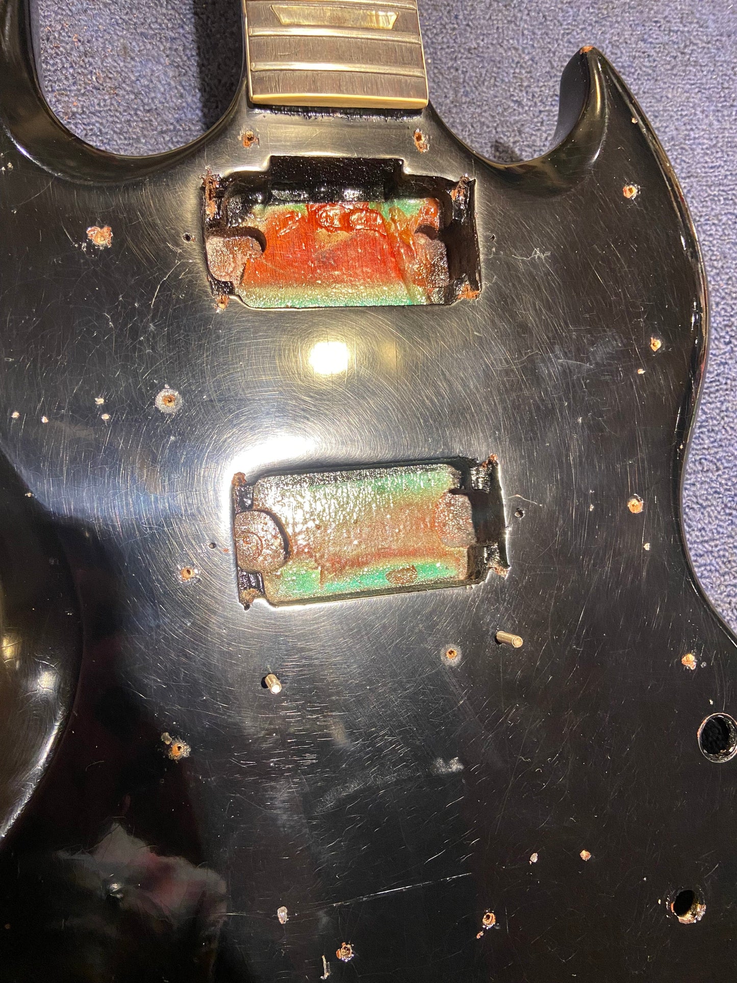 Gibson SG Standard Black Refin 1968 Electric Guitars / Solid Body