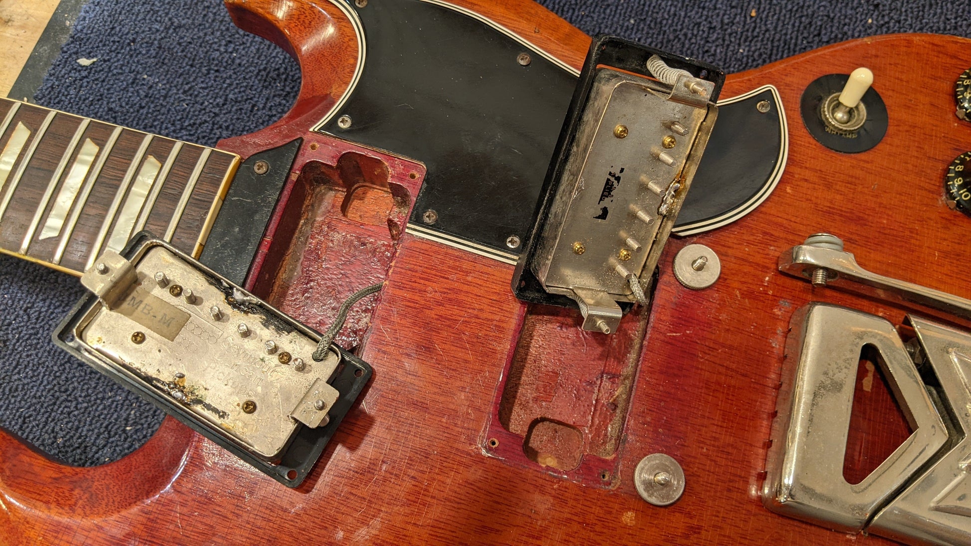 Gibson SG Standard Cherry 1962 Electric Guitars / Solid Body