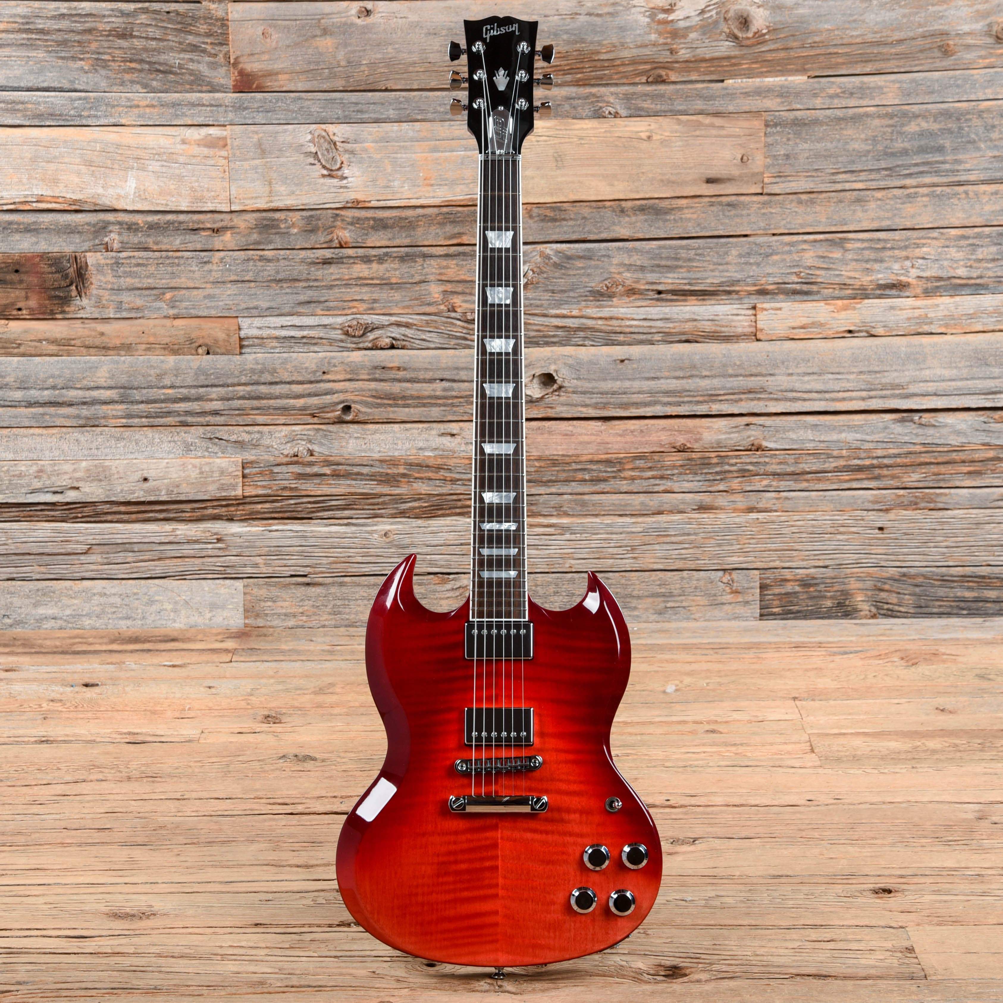 Gibson SG Standard HP Blood Orange Fade 2018 – Chicago Music Exchange