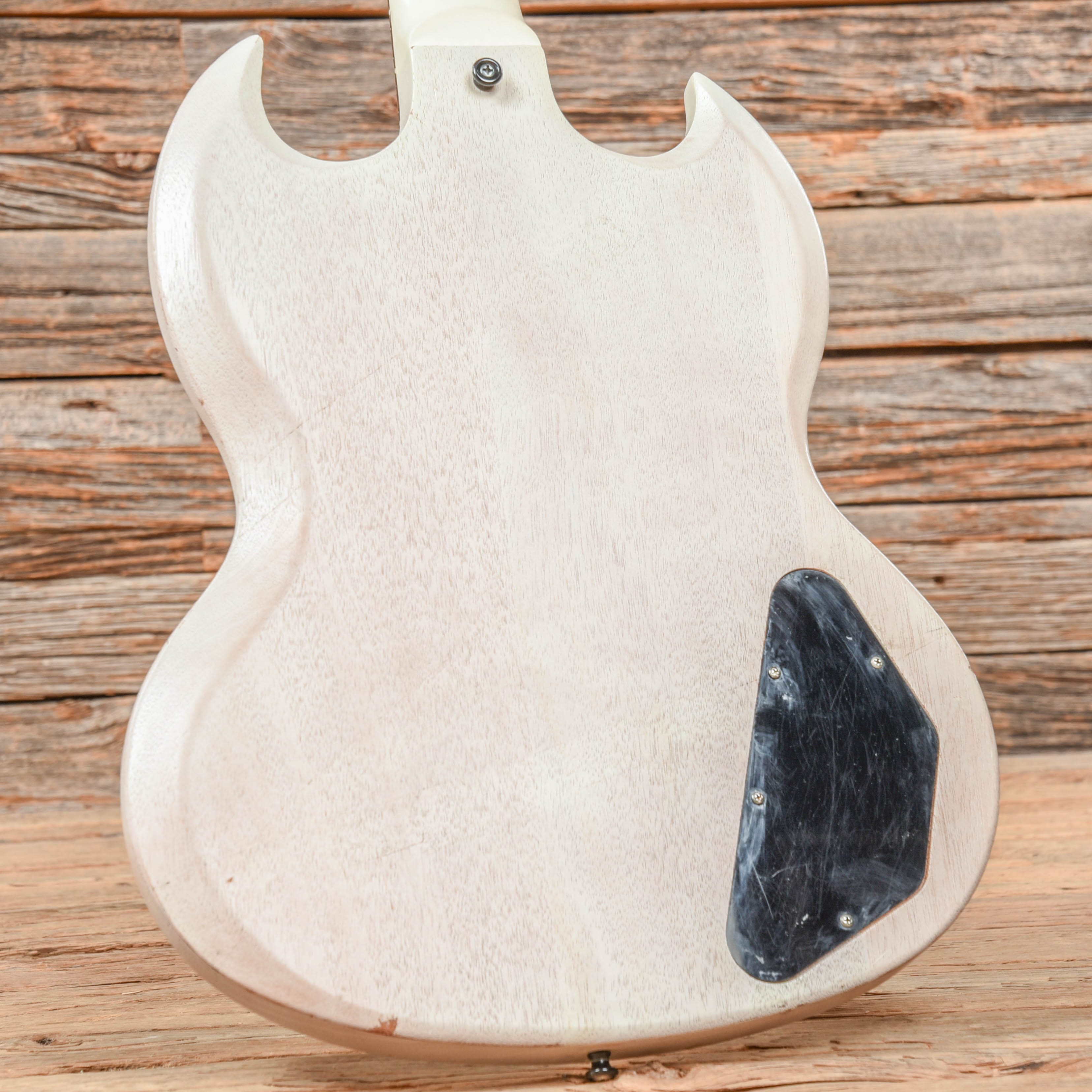 Gibson SGJ Transparent White 2013 LEFTY – Chicago Music Exchange