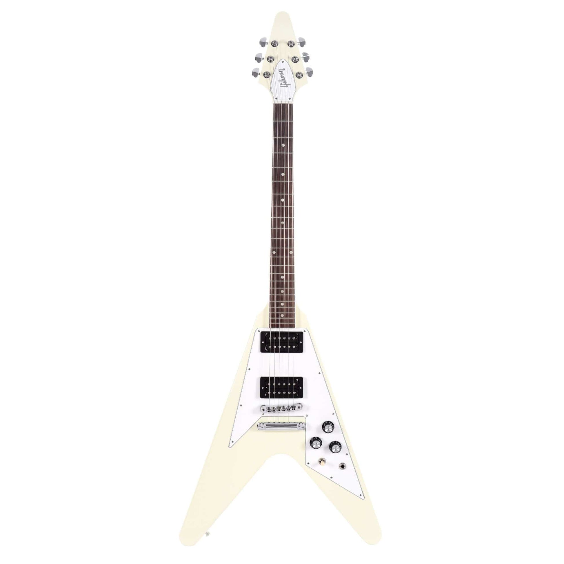 Gibson USA '70s Flying V Classic White Electric Guitars / Solid Body