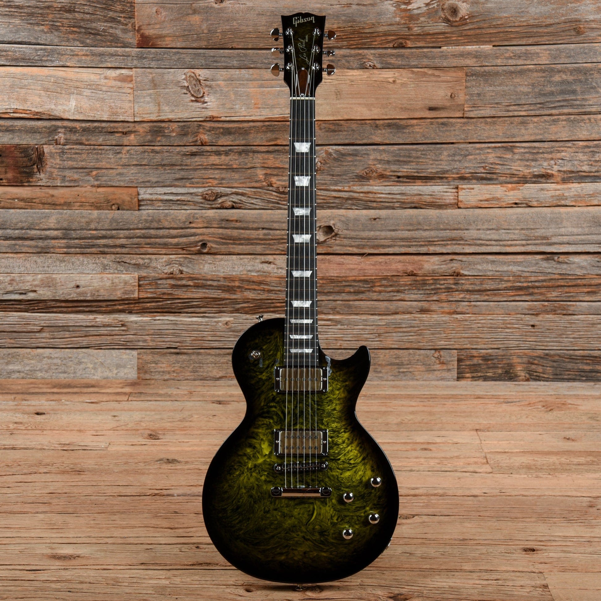 Gibson USA Anniversary Nashville Flood Les Paul Studio Green Swirl 2011 Electric Guitars / Solid Body