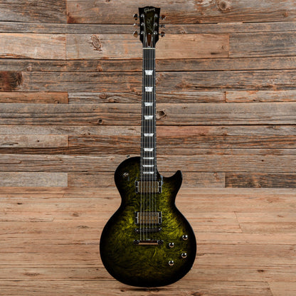 Gibson USA Anniversary Nashville Flood Les Paul Studio Green Swirl 2011 Electric Guitars / Solid Body