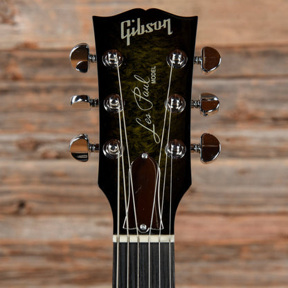 Gibson USA Anniversary Nashville Flood Les Paul Studio Green Swirl 2011 Electric Guitars / Solid Body