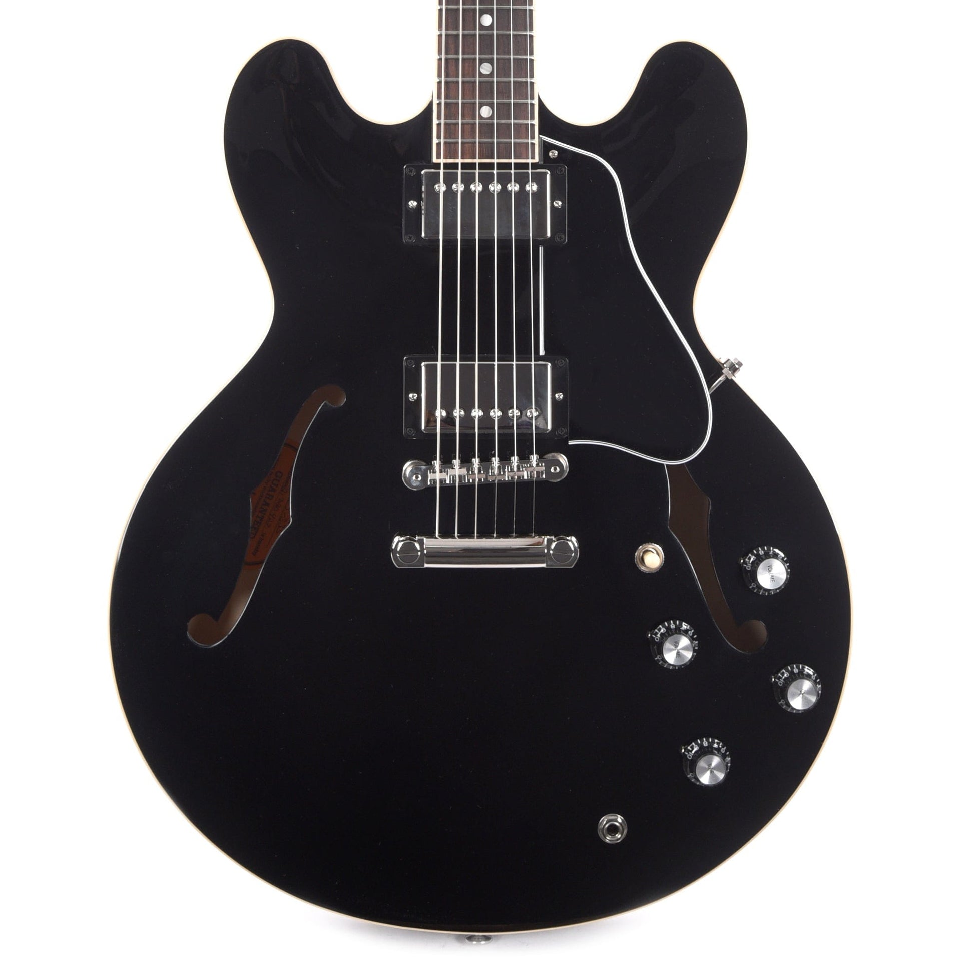 Gibson USA ES-335 Vintage Ebony Electric Guitars / Solid Body