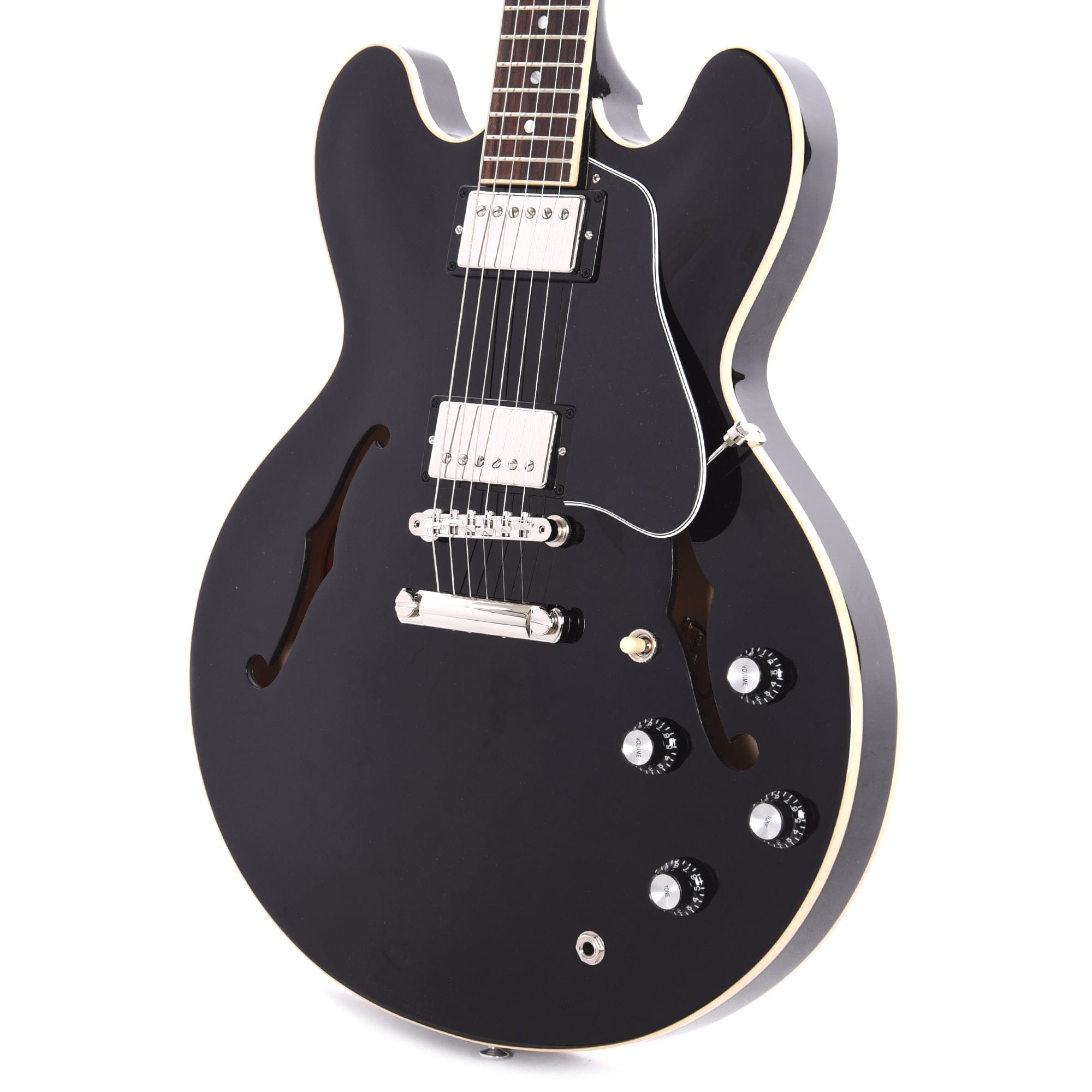 Gibson USA ES-335 Vintage Ebony Electric Guitars / Solid Body