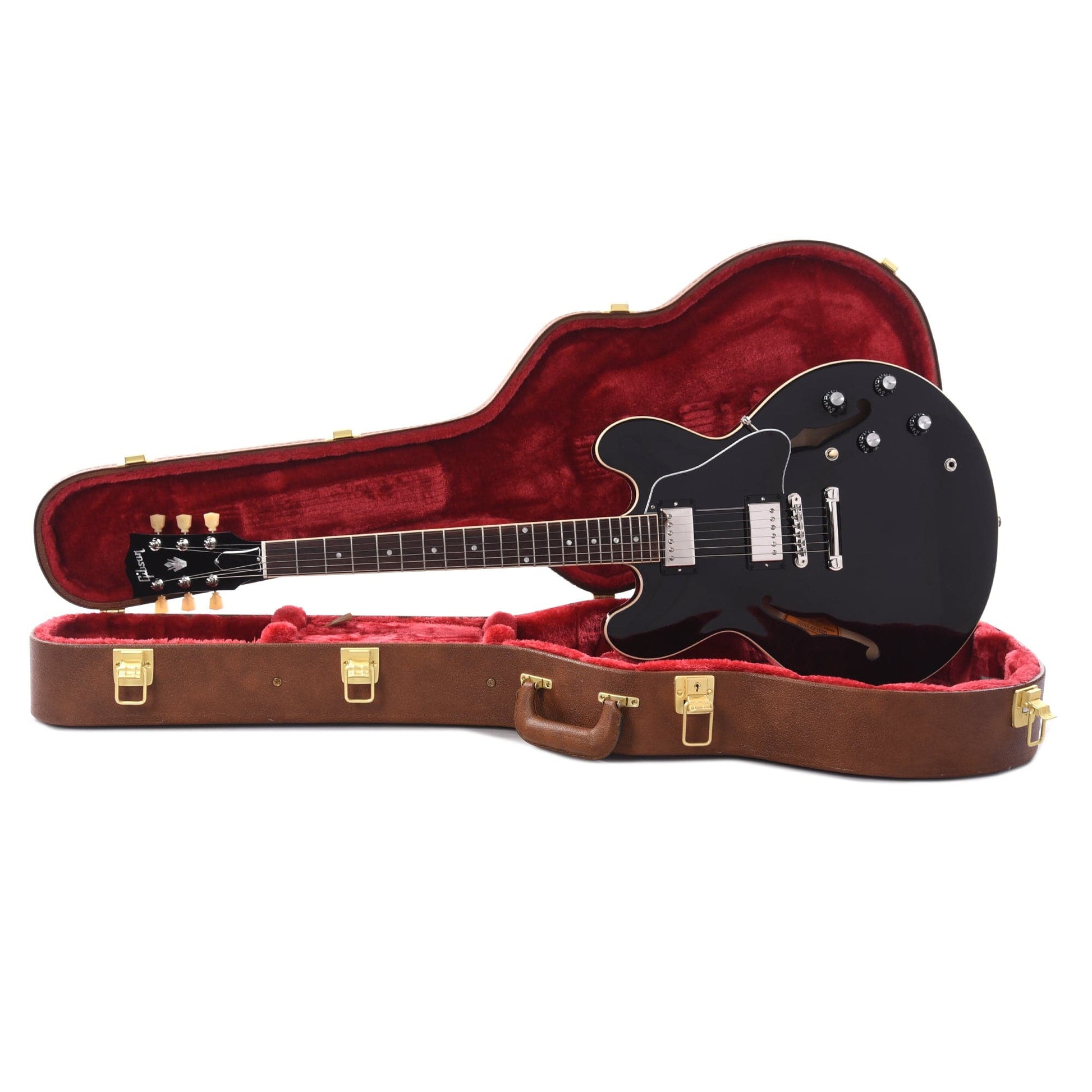 Gibson USA ES-335 Vintage Ebony Electric Guitars / Solid Body