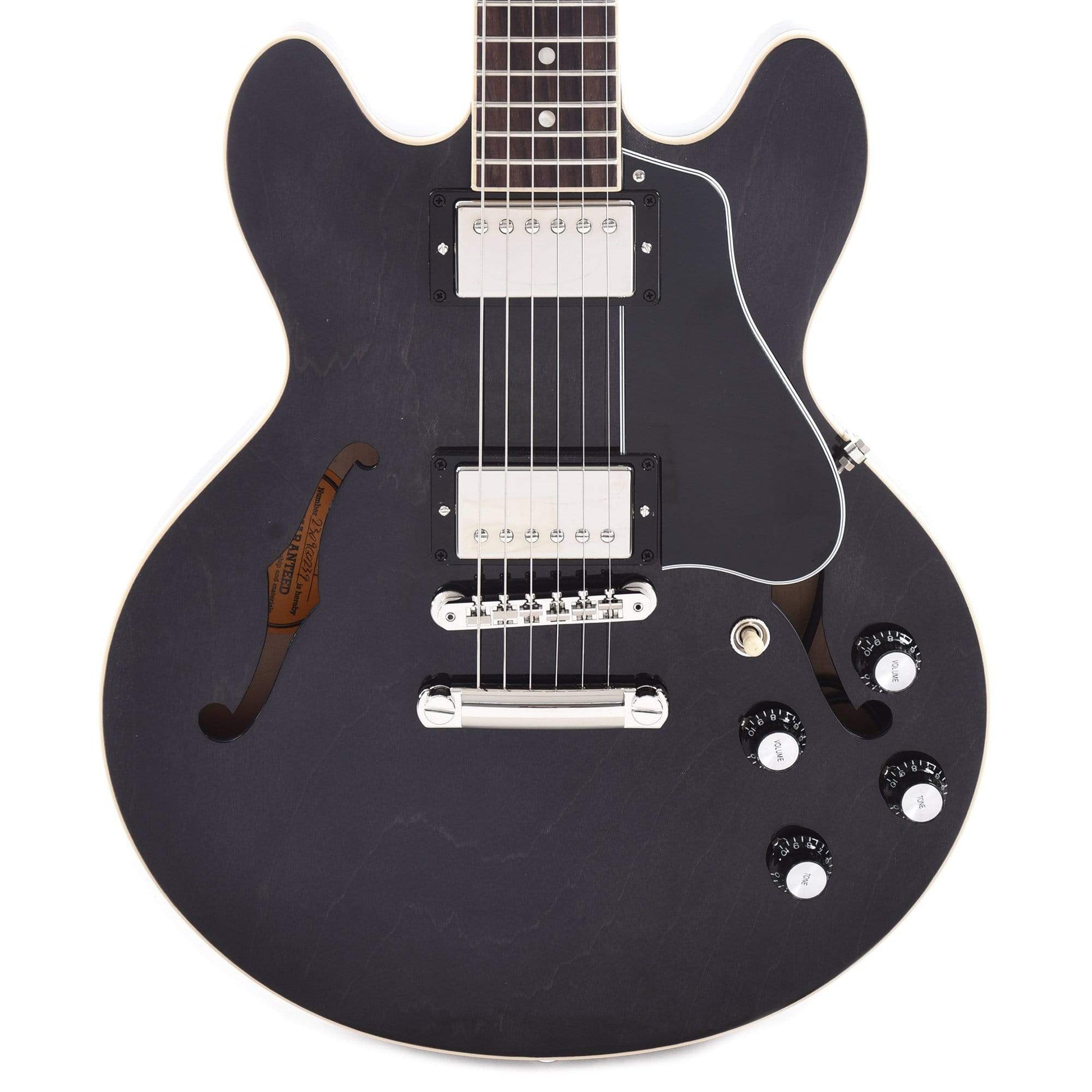 Gibson USA ES-339 Trans Ebony Electric Guitars / Solid Body