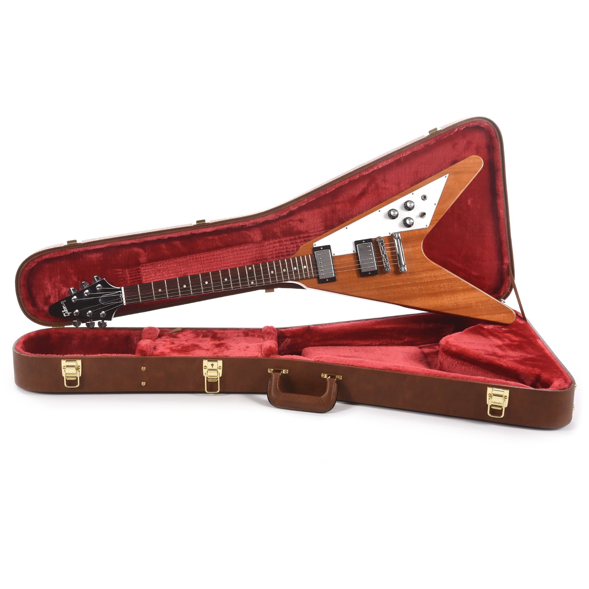 Gibson USA Flying V Antique Natural Electric Guitars / Solid Body