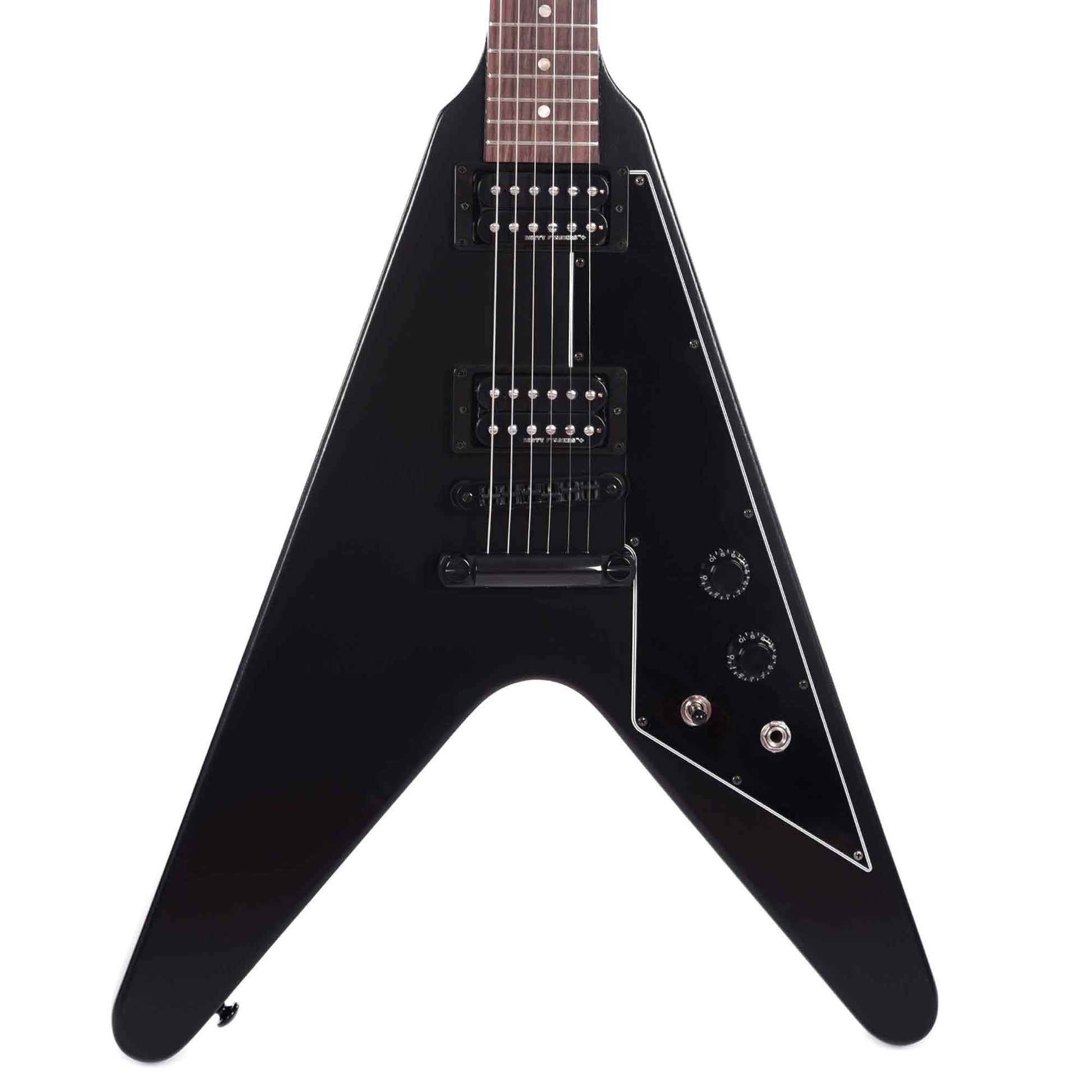 Gibson USA Flying V B-2 2019 Satin Ebony Electric Guitars / Solid Body