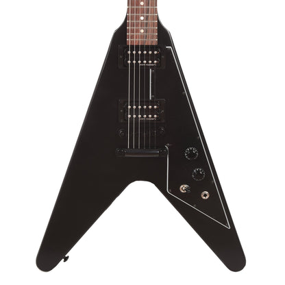 Gibson USA Flying V Satin Ebony Electric Guitars / Solid Body