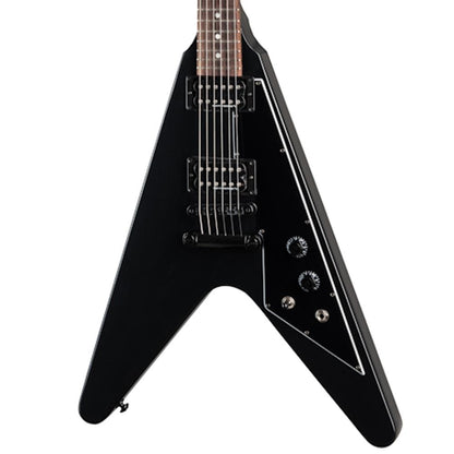 Gibson USA Flying V Satin Ebony Electric Guitars / Solid Body
