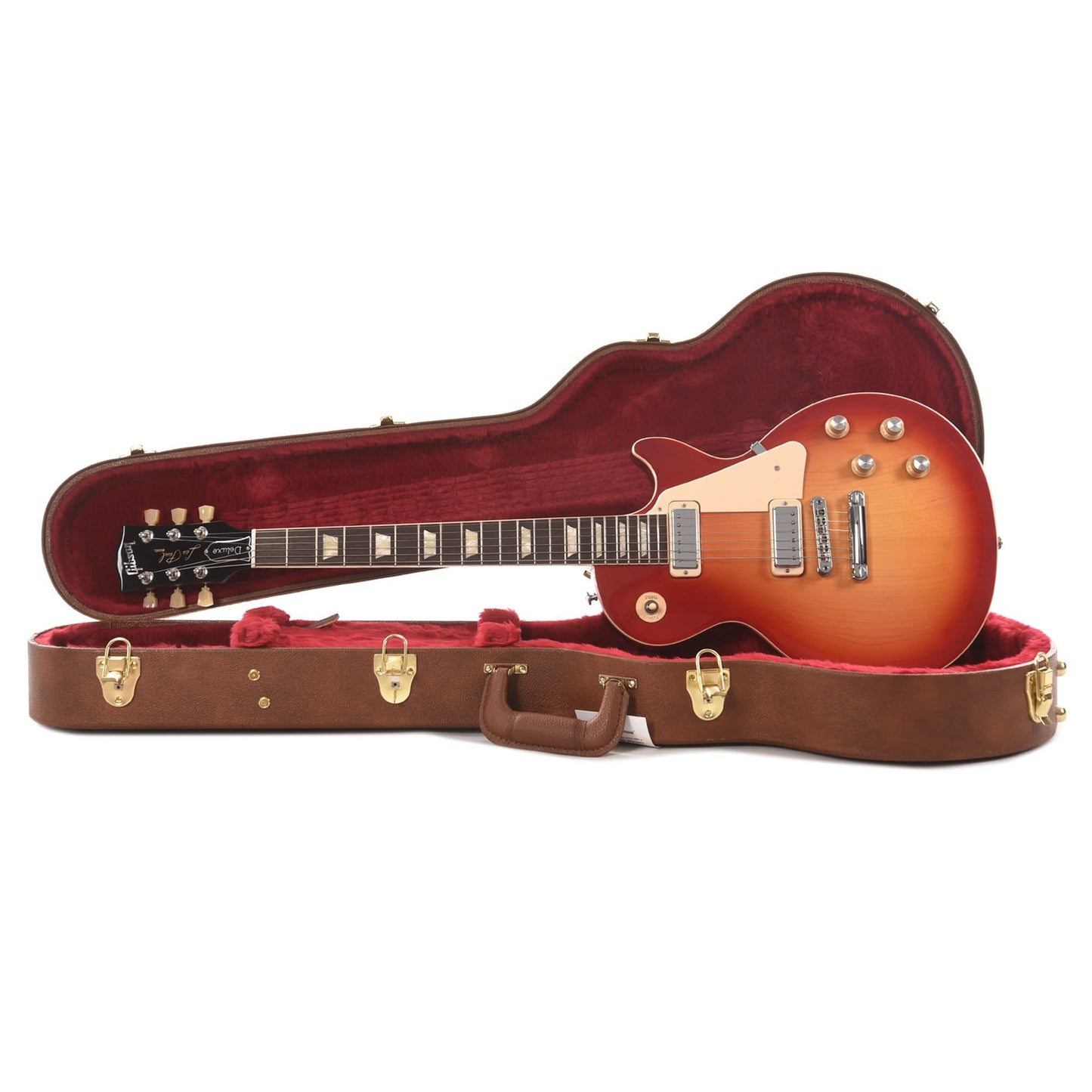 Gibson USA Les Paul Deluxe '70s Cherry Sunburst Electric Guitars / Solid Body