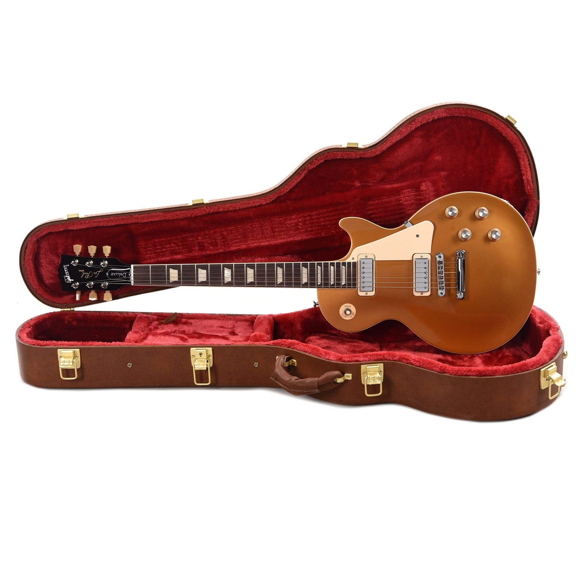 Gibson USA Les Paul Deluxe '70s Goldtop Electric Guitars / Solid Body